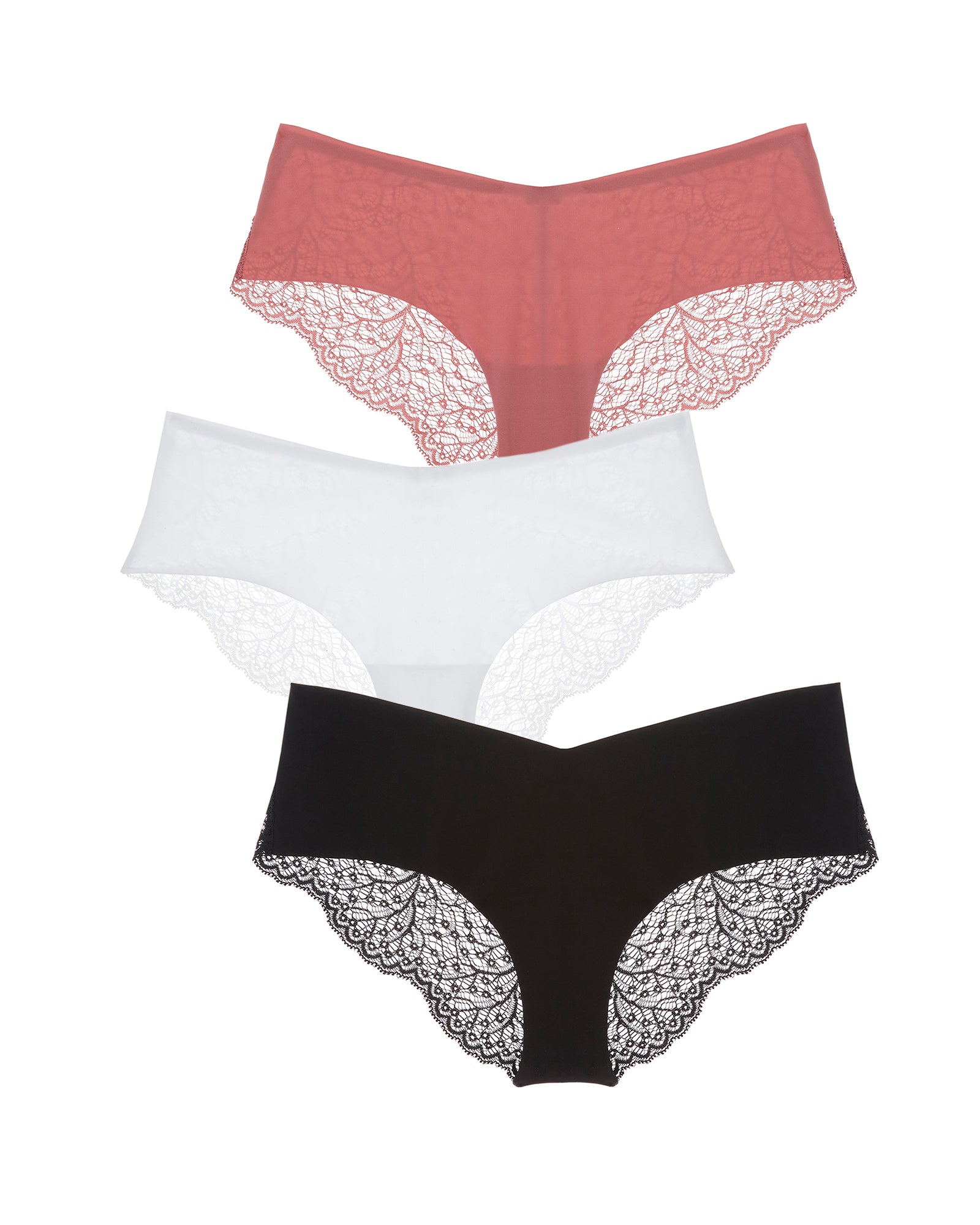 Journelle Allegra Jolie Hipster 3 Pack in black