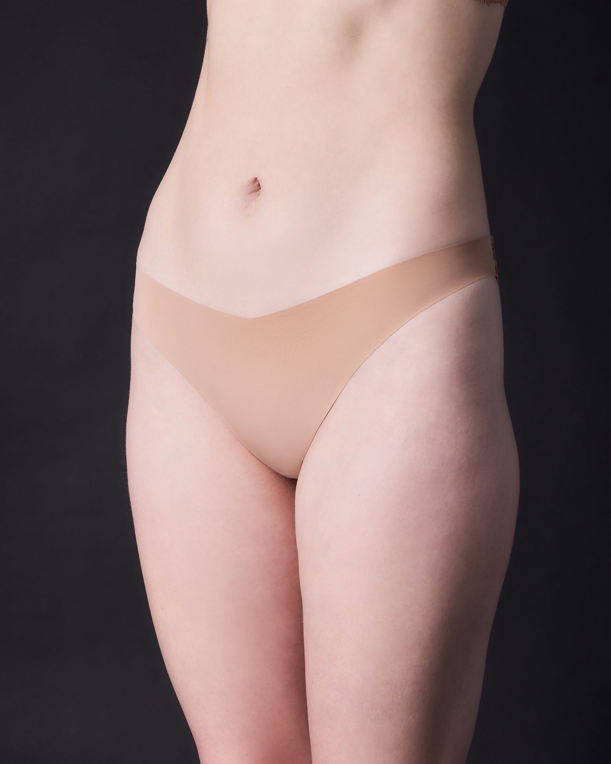 Journelle Allegra Jolie Thong 3 Pack in beige