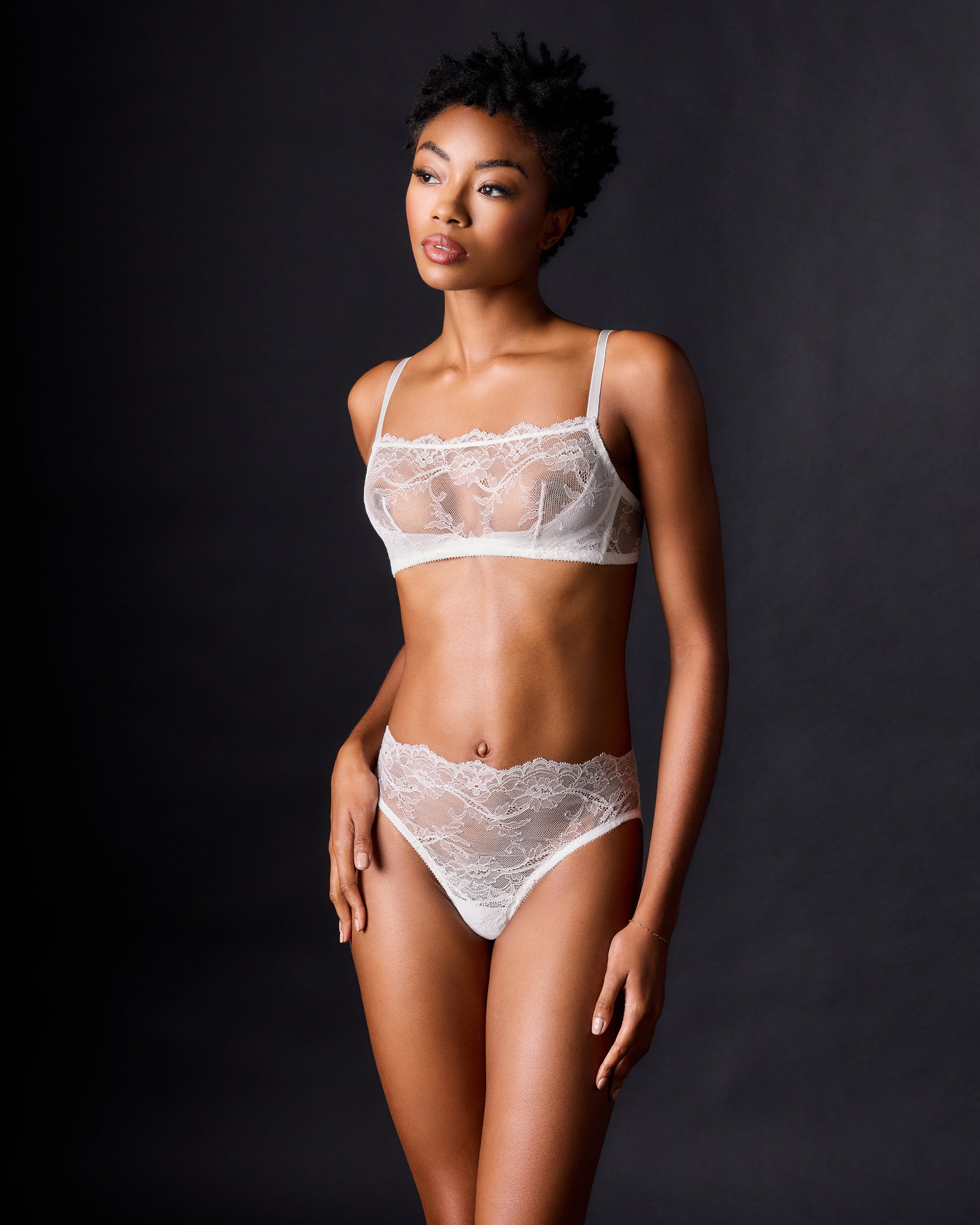 Journelle Anais Bralette in white