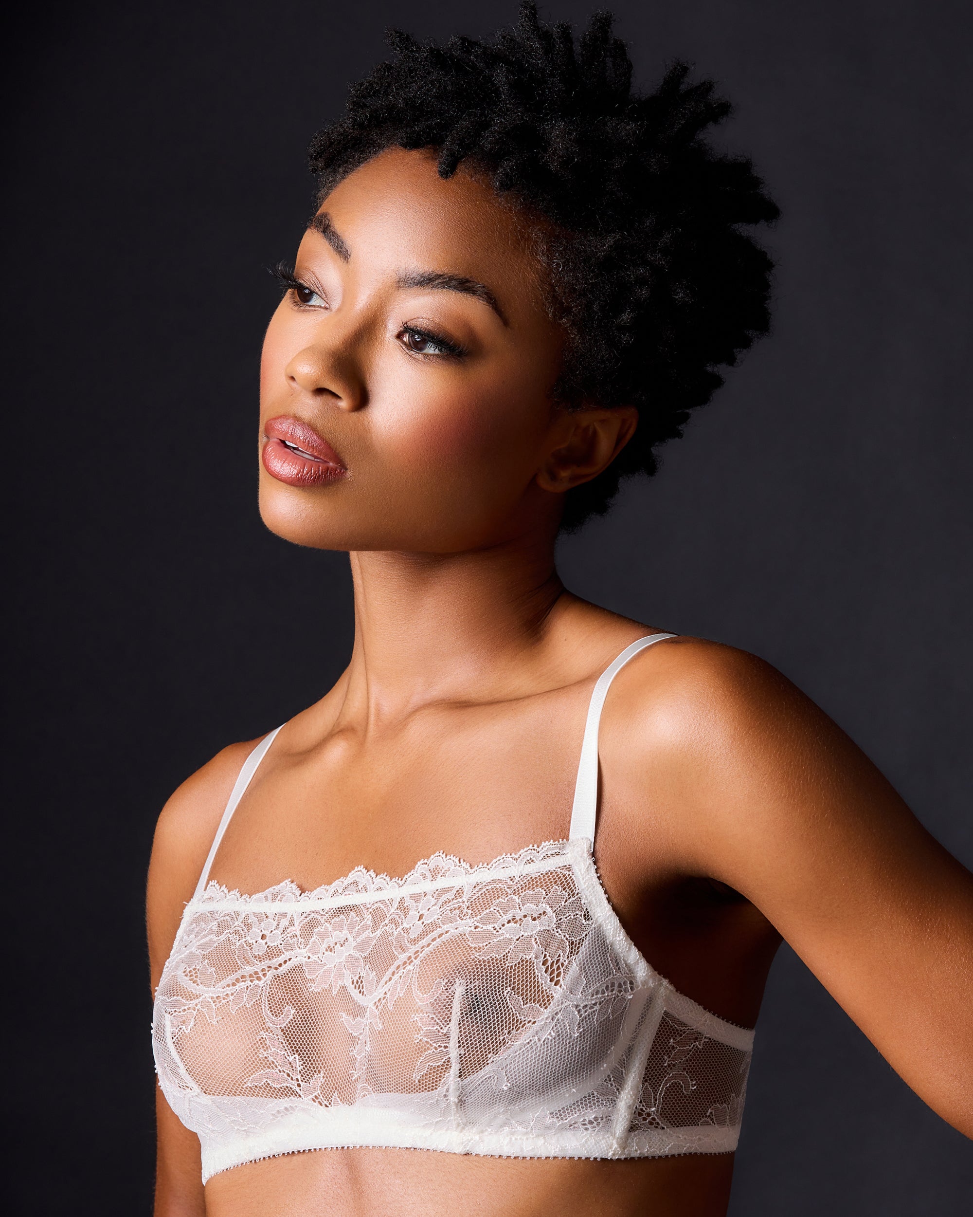 Journelle Anais Bralette in white
