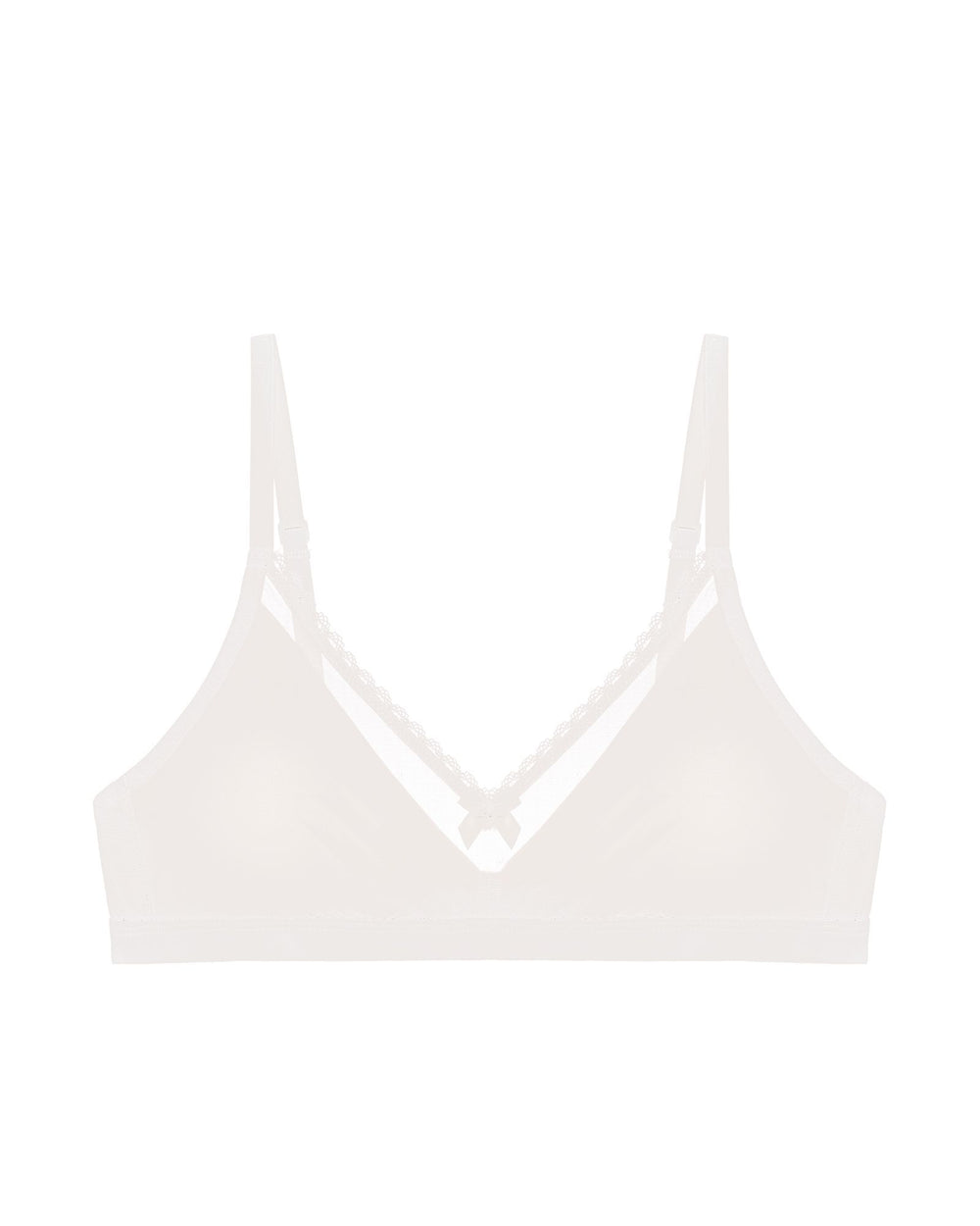 Journelle Victoire Bralette in white