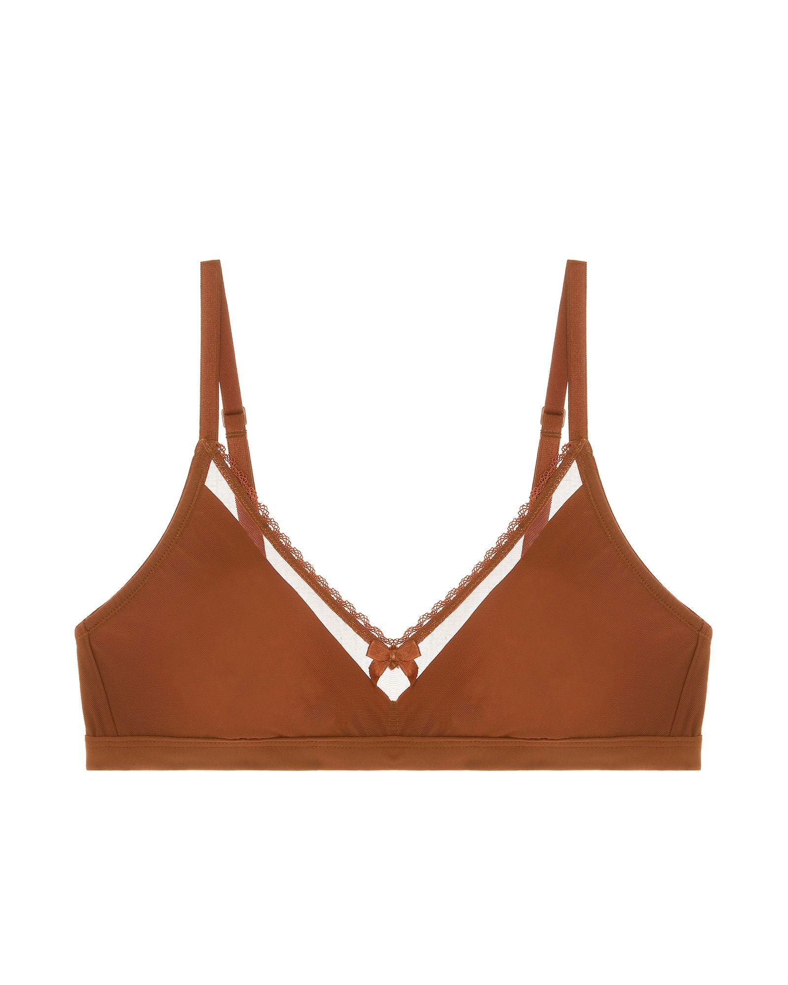 Journelle Victoire Bralette in brown