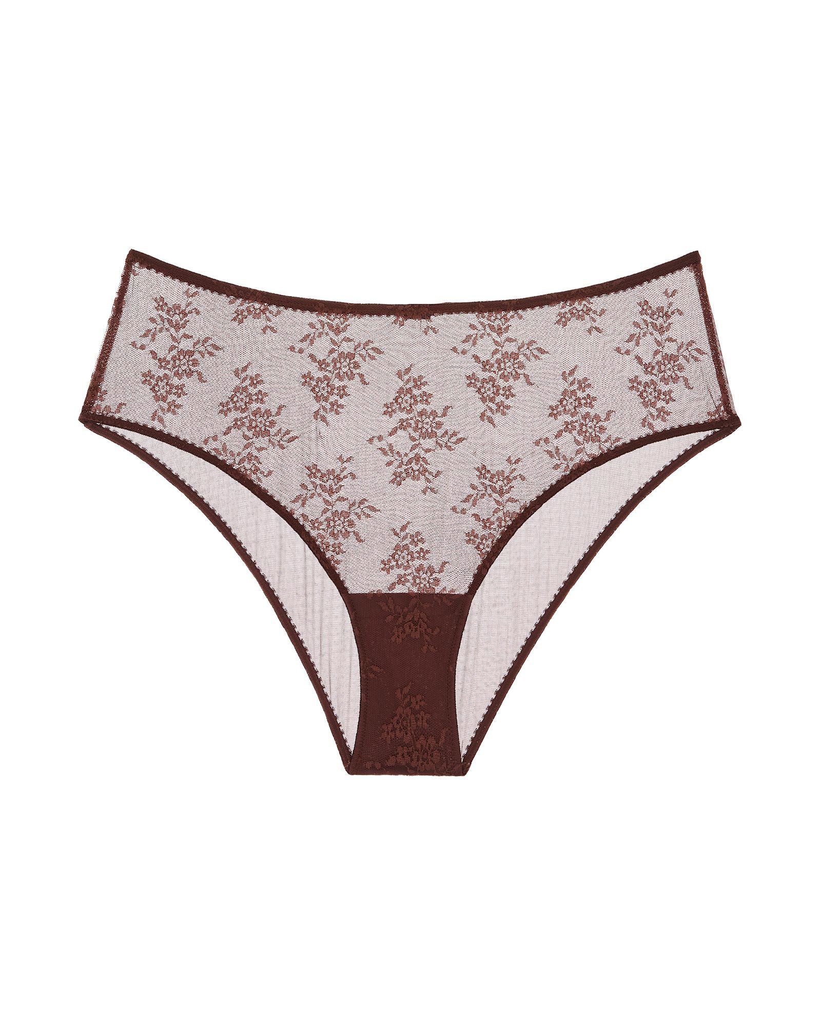Journelle Romy High Waist Brief in brown
