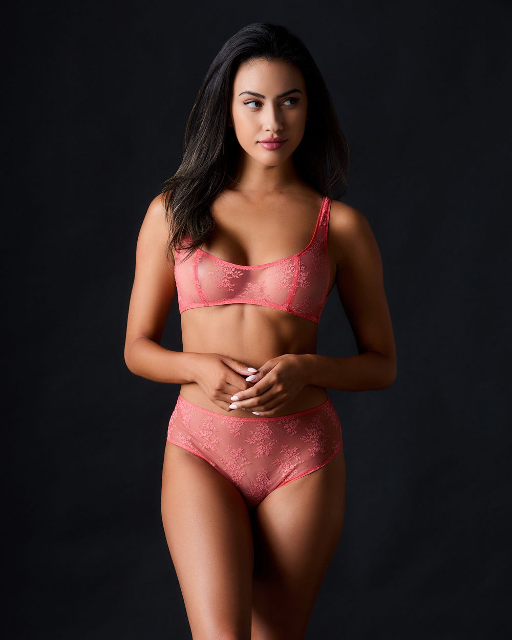 Journelle Romy High Waist Brief in red