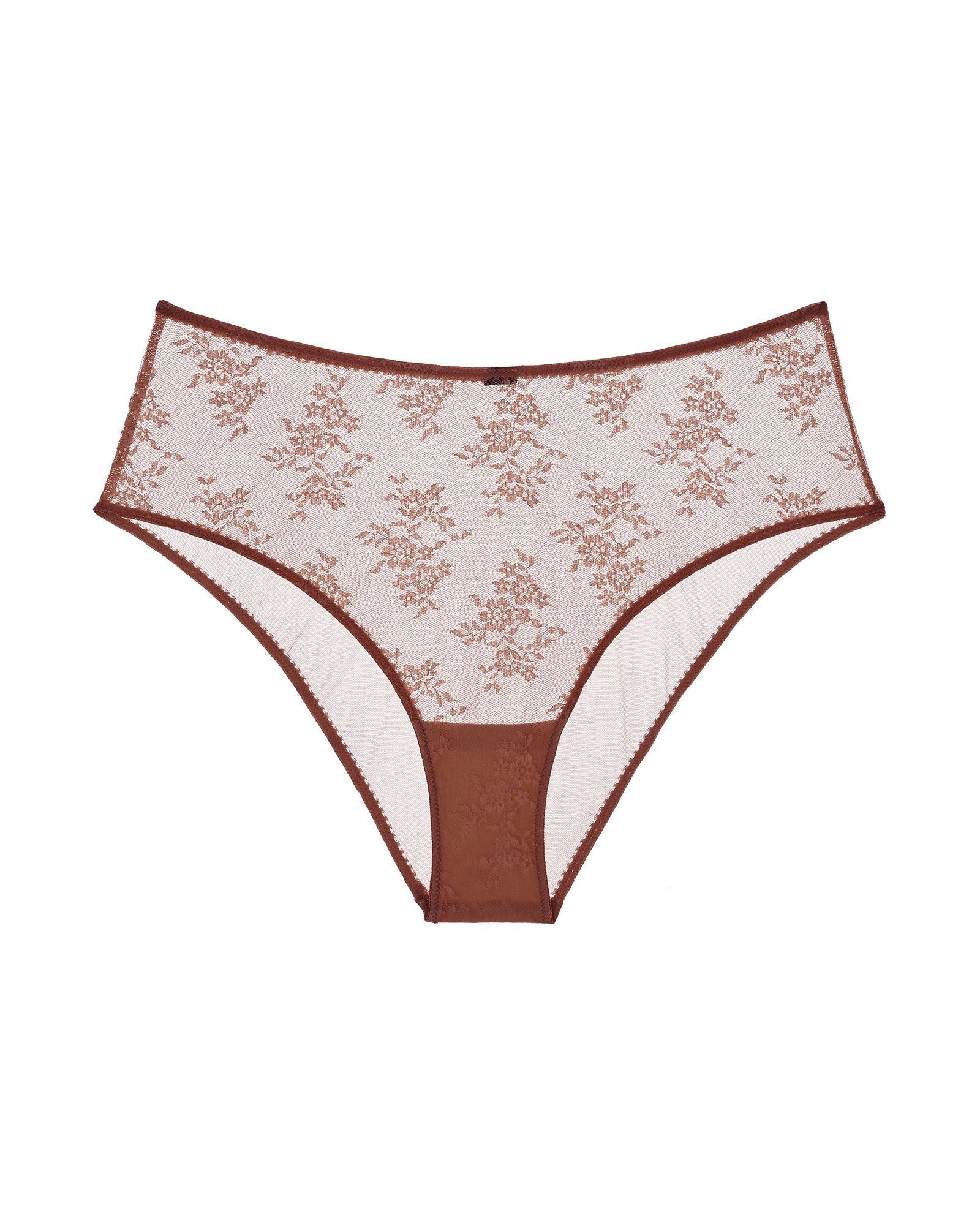 Journelle Romy High Waist Brief in brown