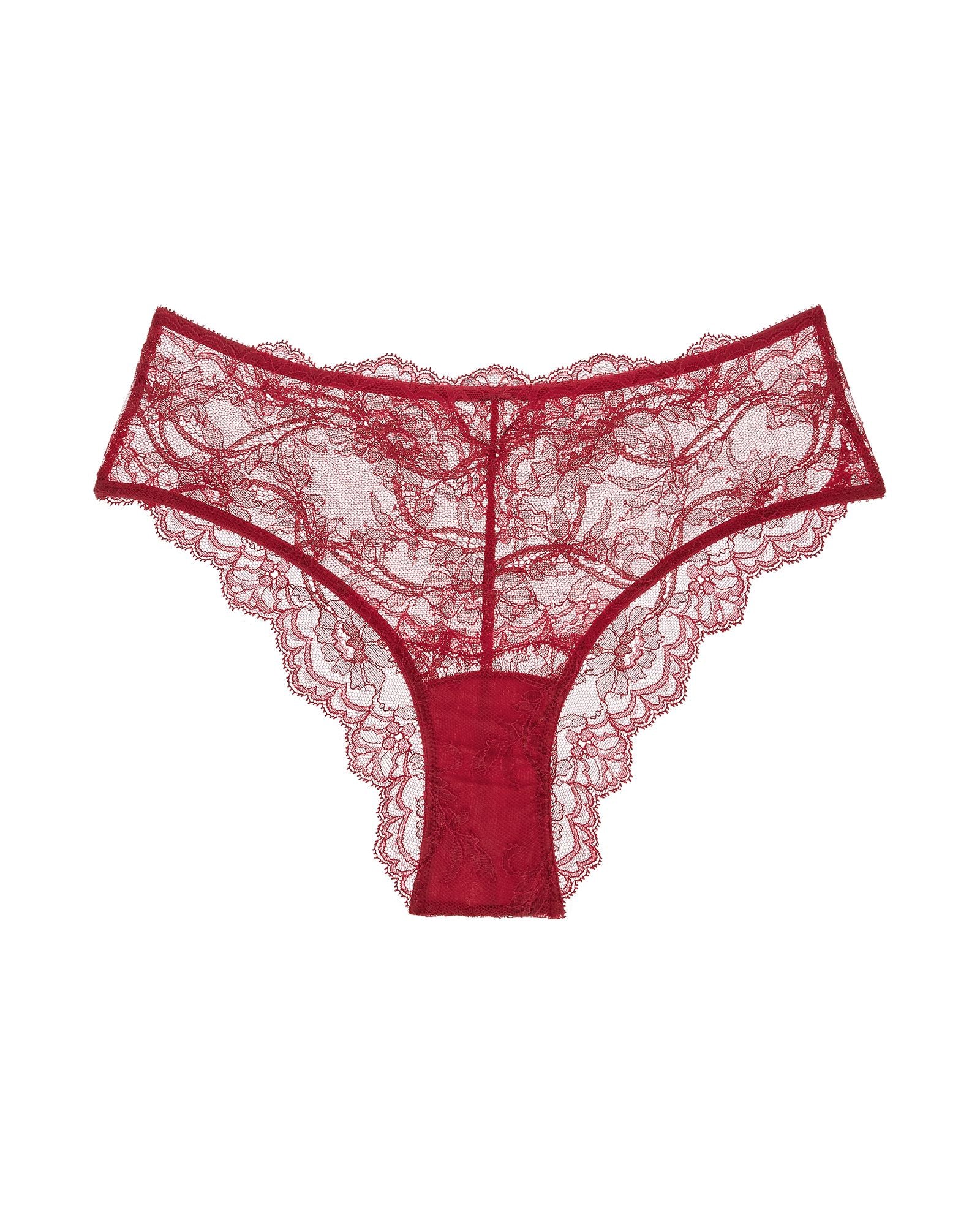 Journelle Anais High Waist Brief in red