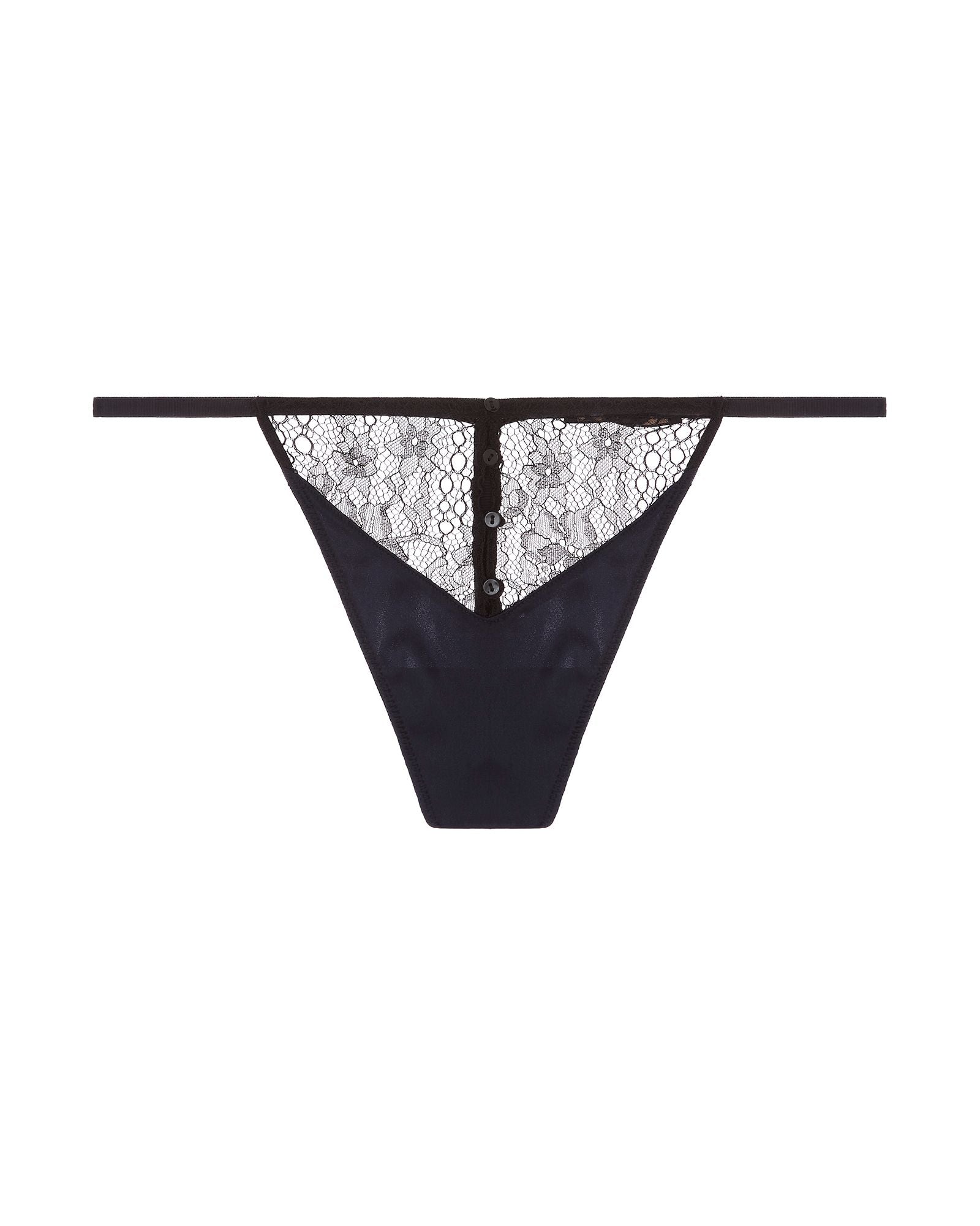 Kiki de Montparnasse La Reve Thong in black