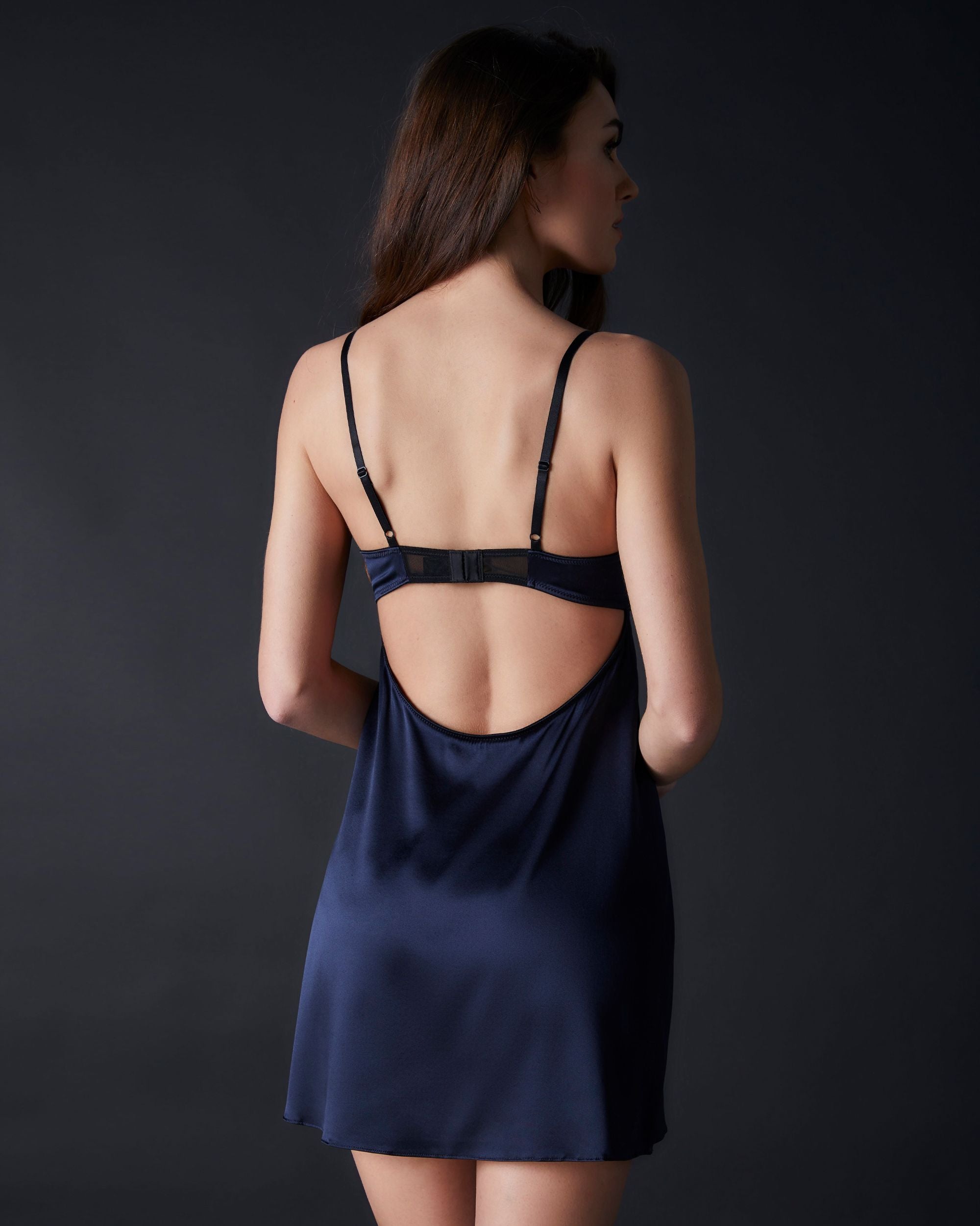 Kiki de Montparnasse La Reve Slip Dress in blue