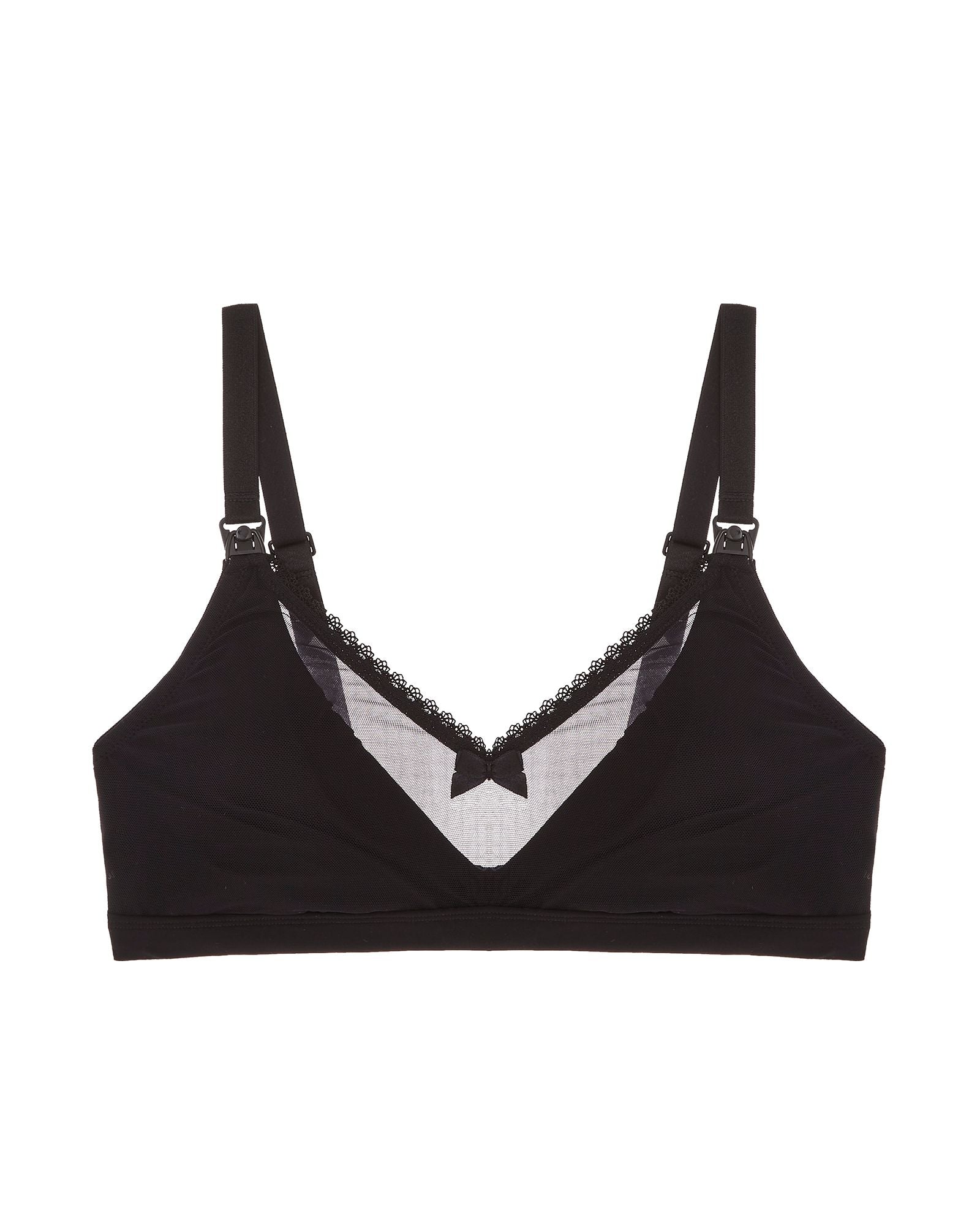 Journelle Victoire Maternity Wireless Bra in black