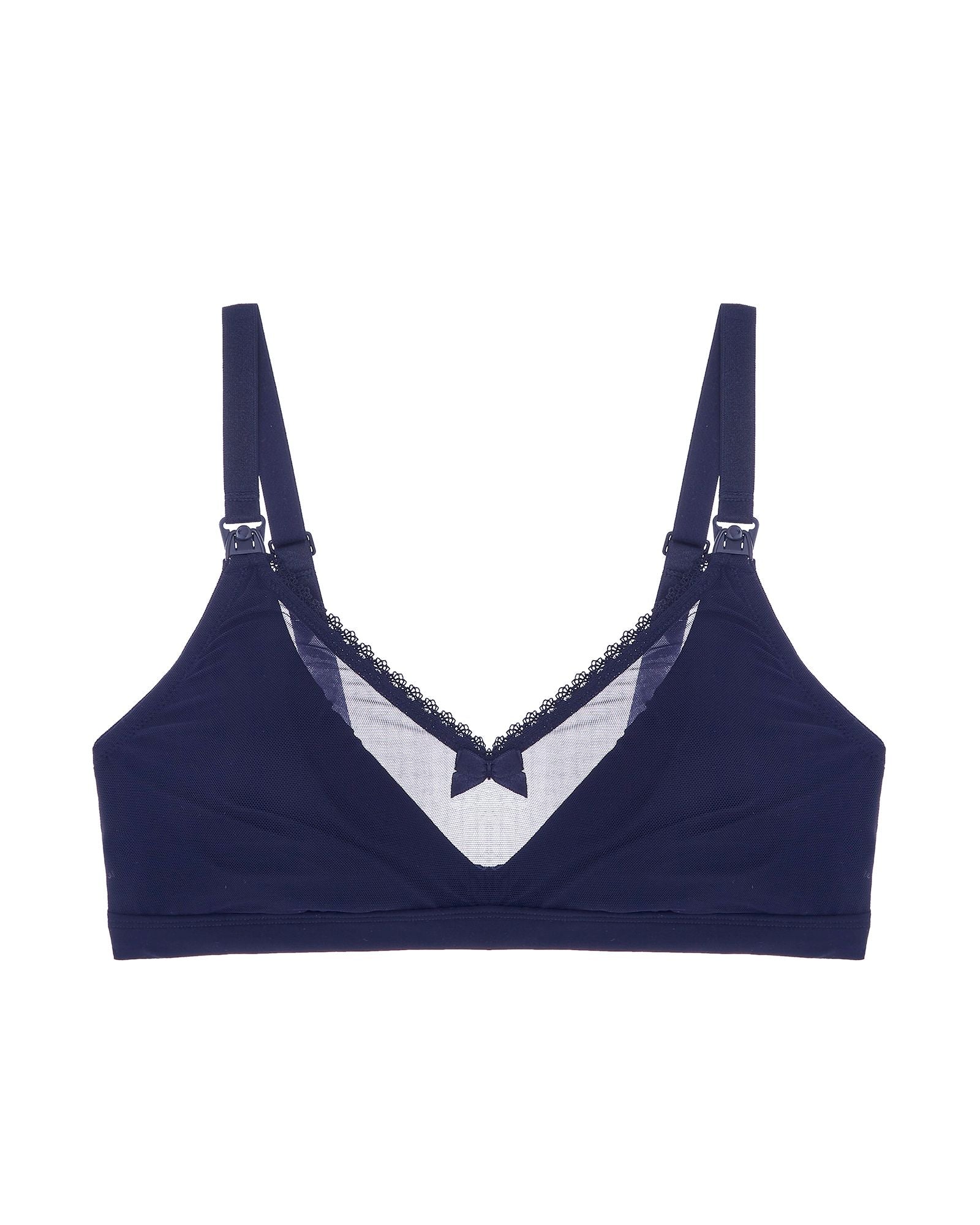 Journelle Victoire Maternity Wireless Bra in blue