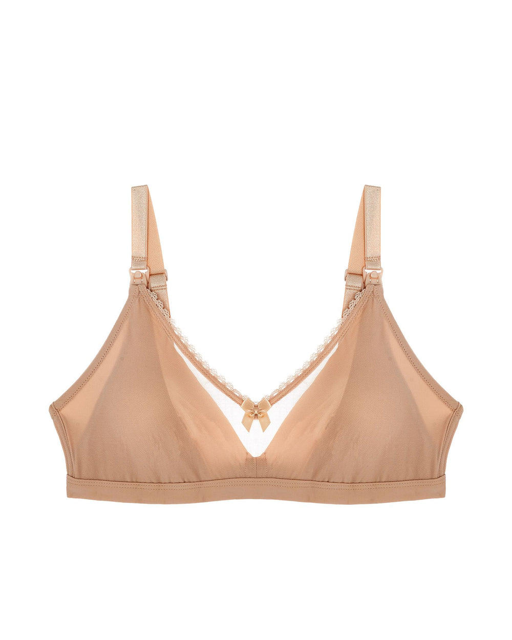 Journelle Victoire Maternity Wireless Bra in beige