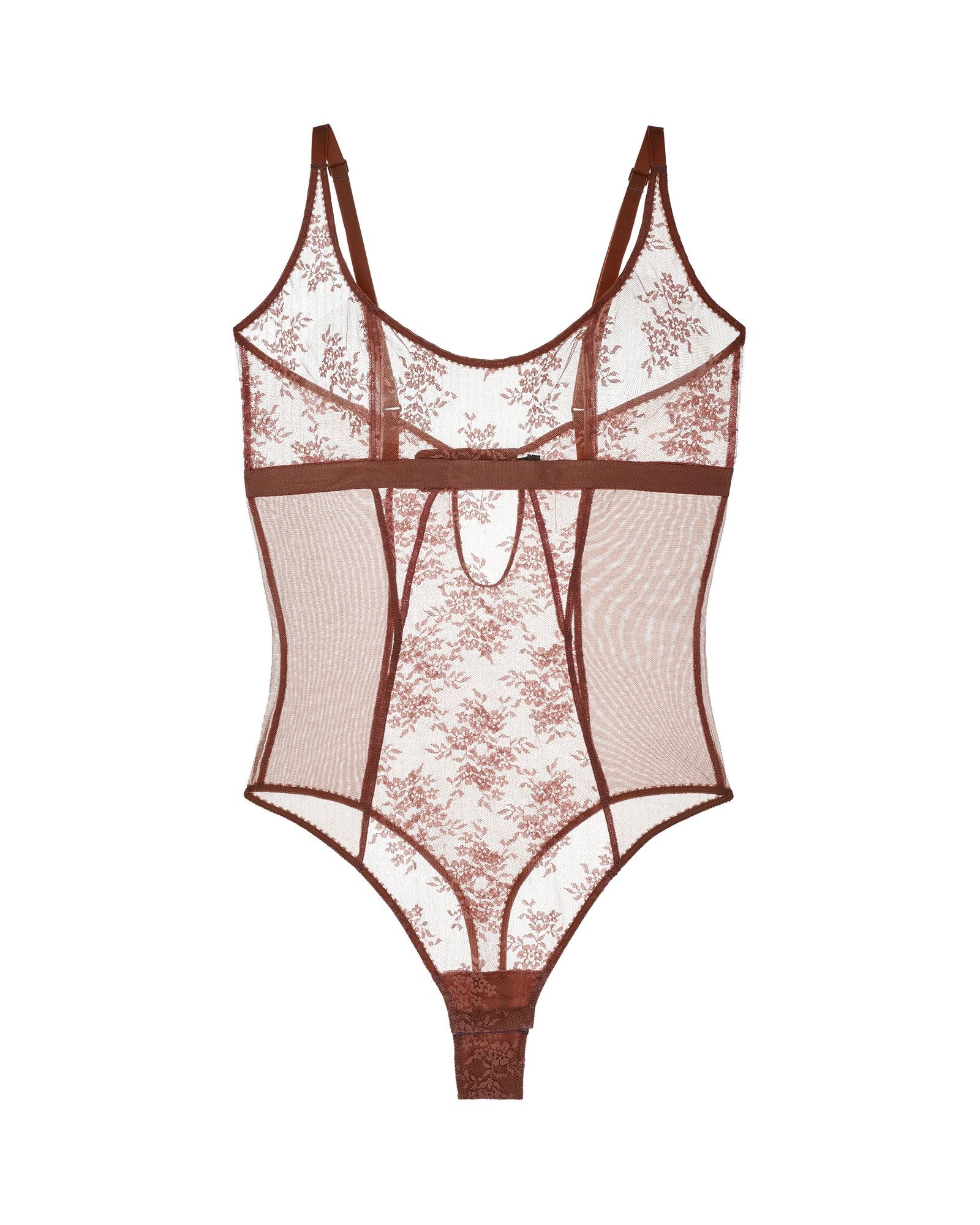 Journelle Romy Bodysuit in brown