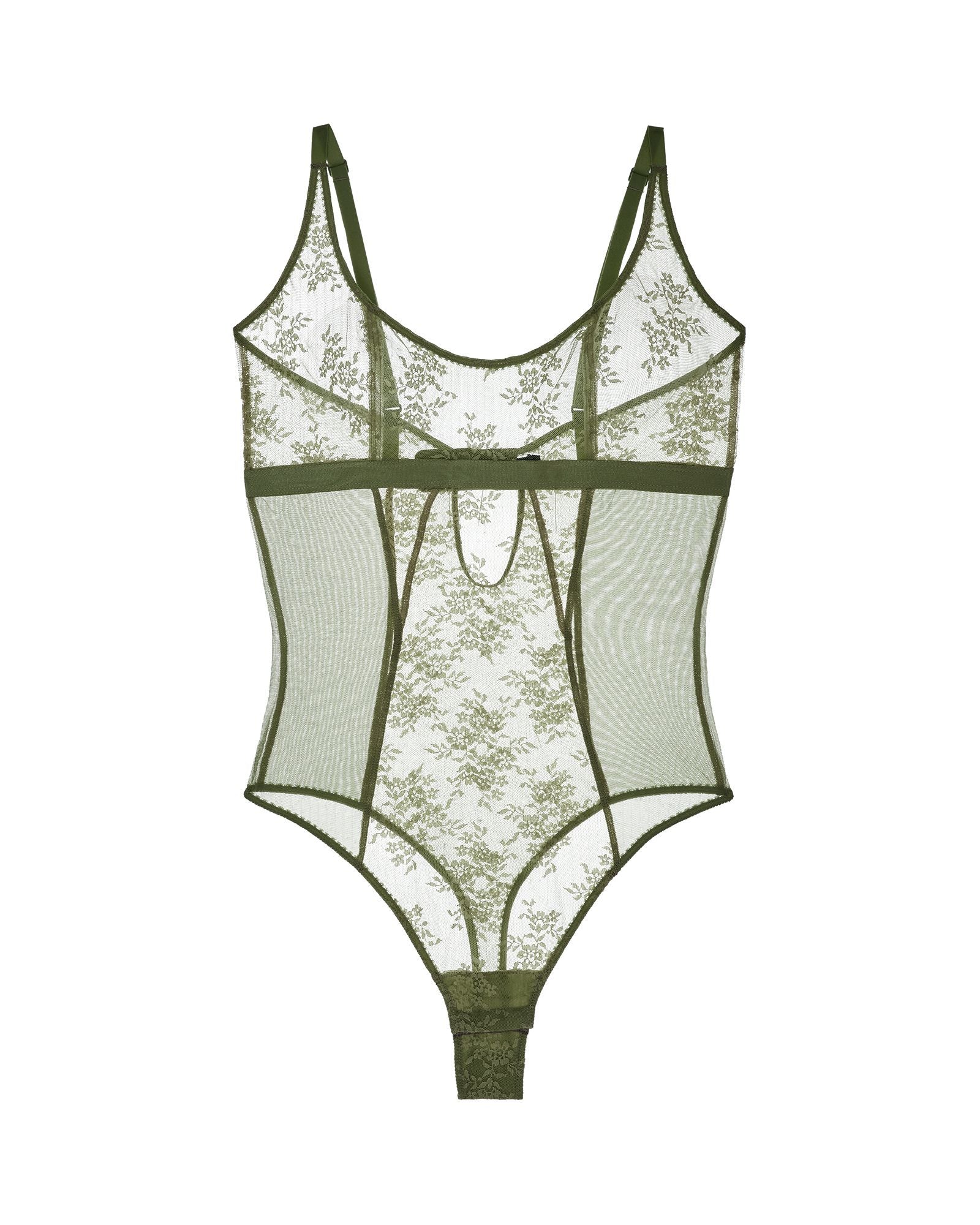 Journelle Romy Bodysuit in green