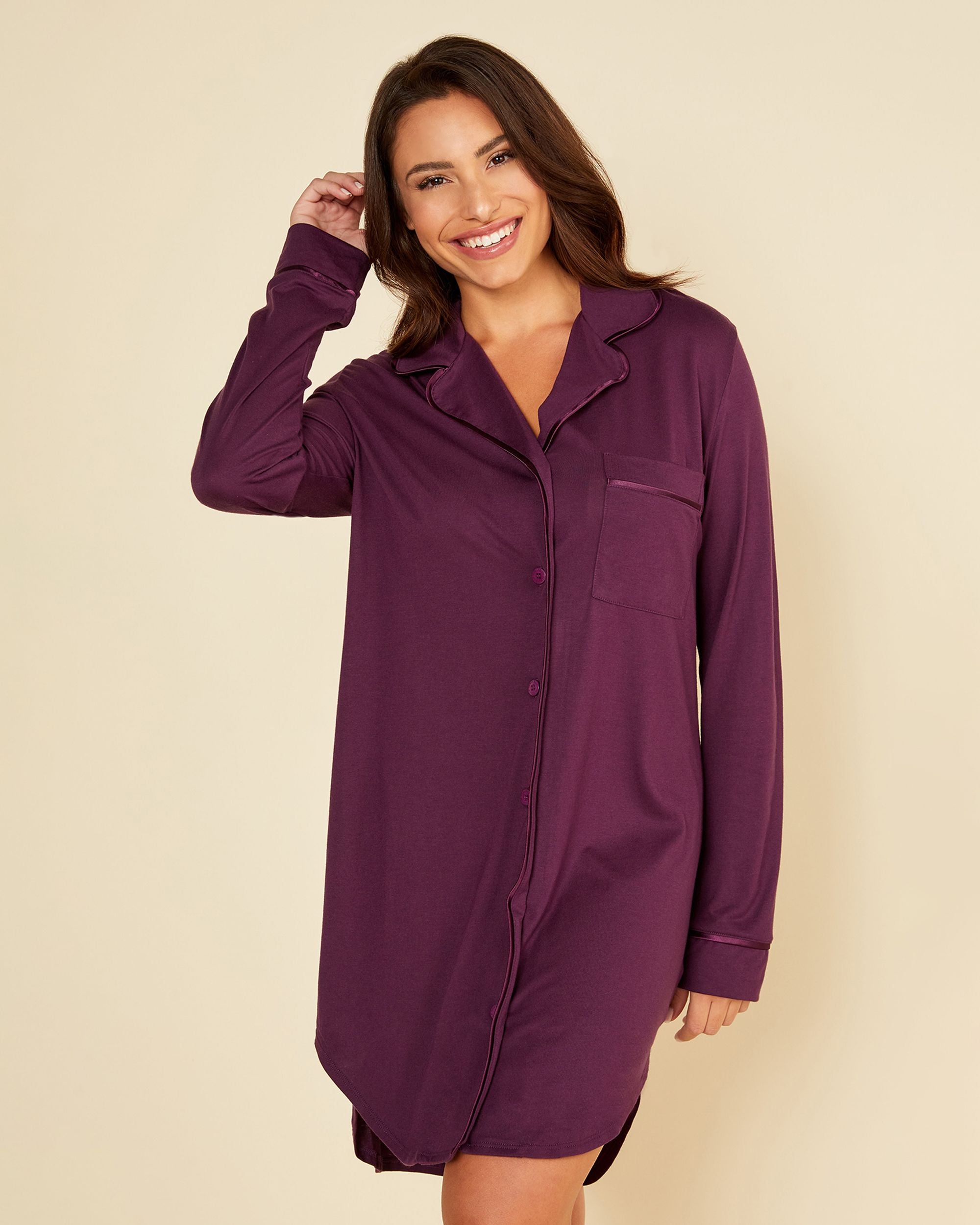Cosabella Bella Sleep Shirt in purple