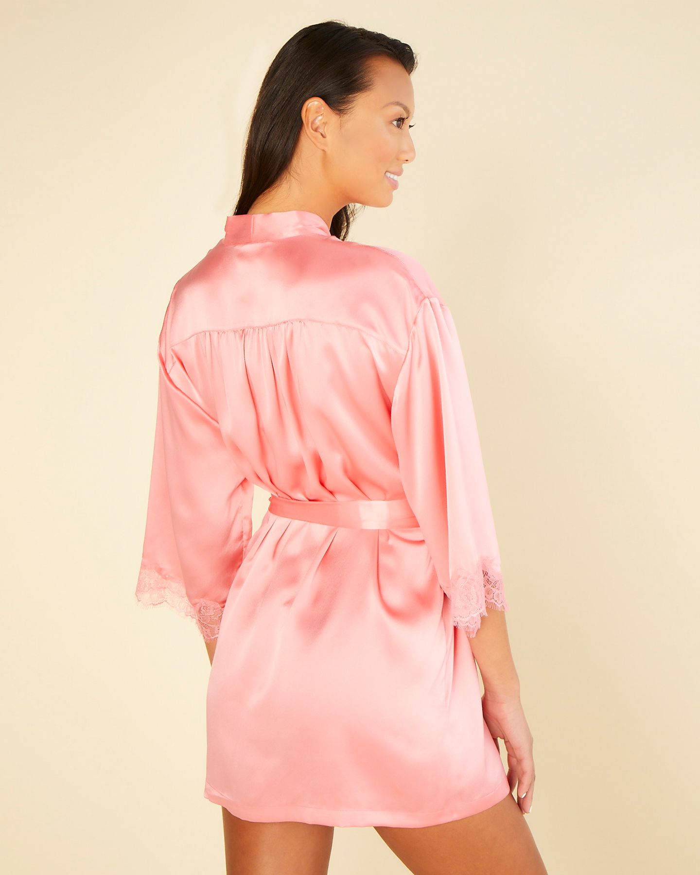 Cosabella Cosabella x Journelle Charlotte Short Robe in pink