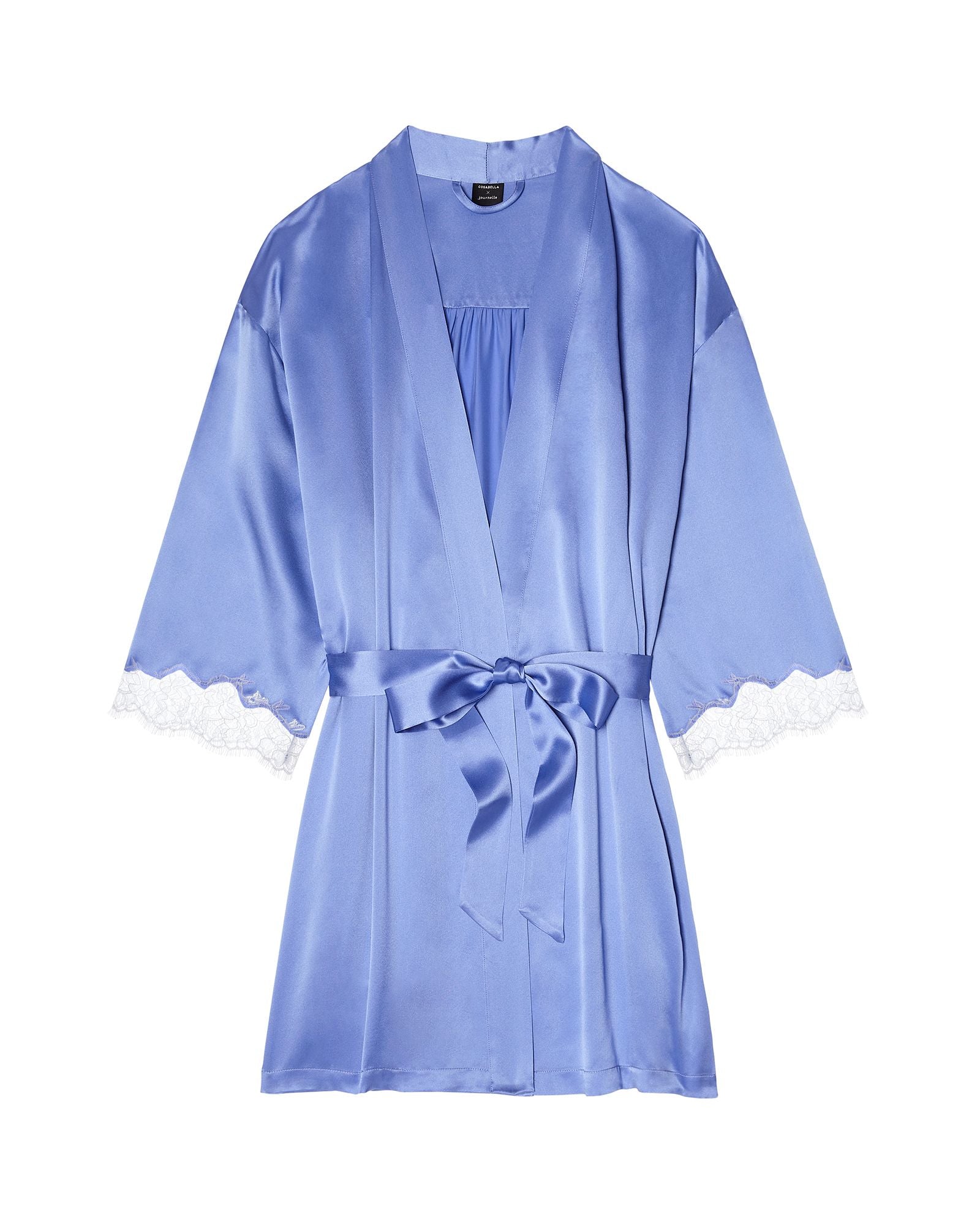 Cosabella Cosabella x Journelle Charlotte Short Robe in blue