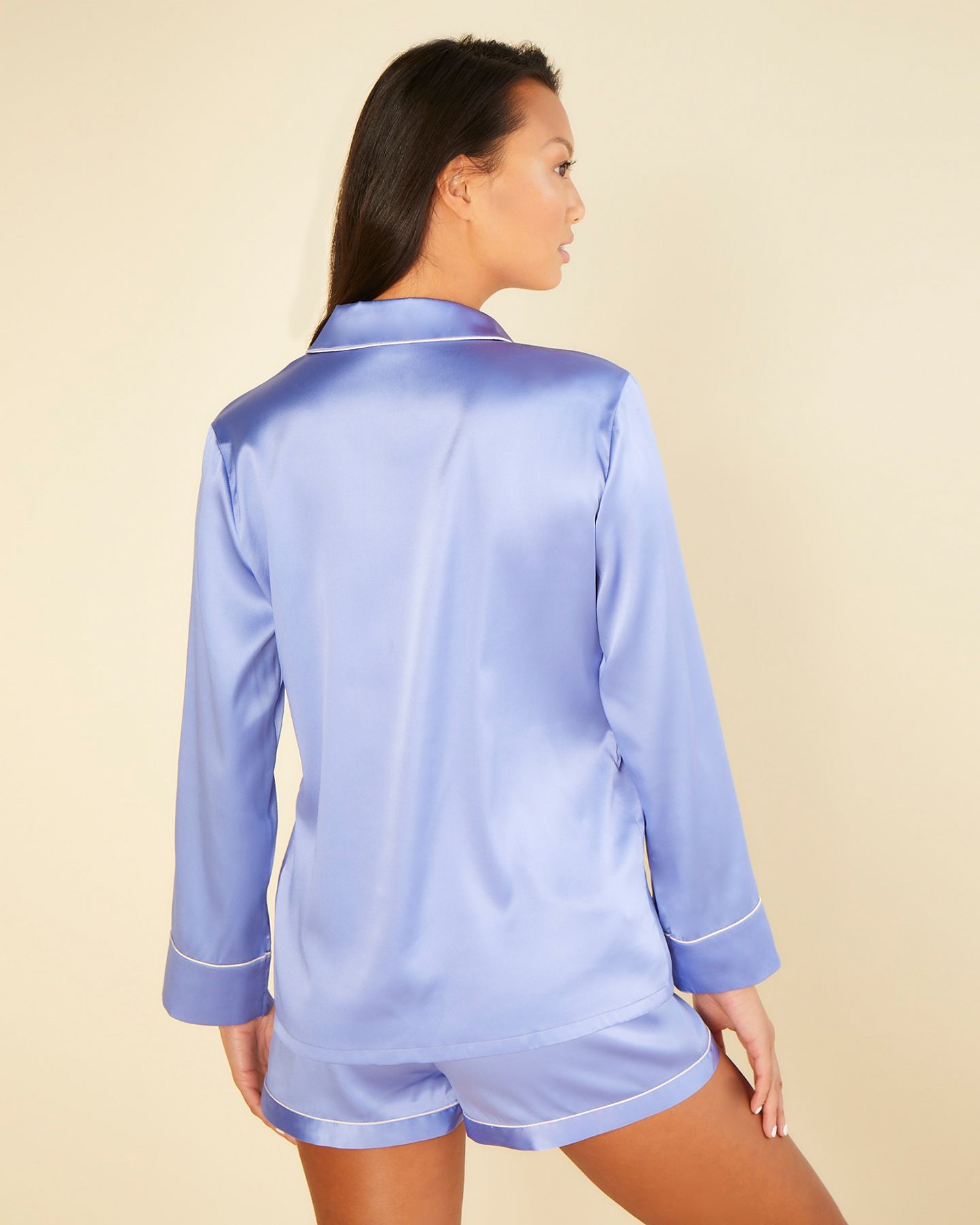 Cosabella Cosabella x Journelle Sophia Pajama Set in blue