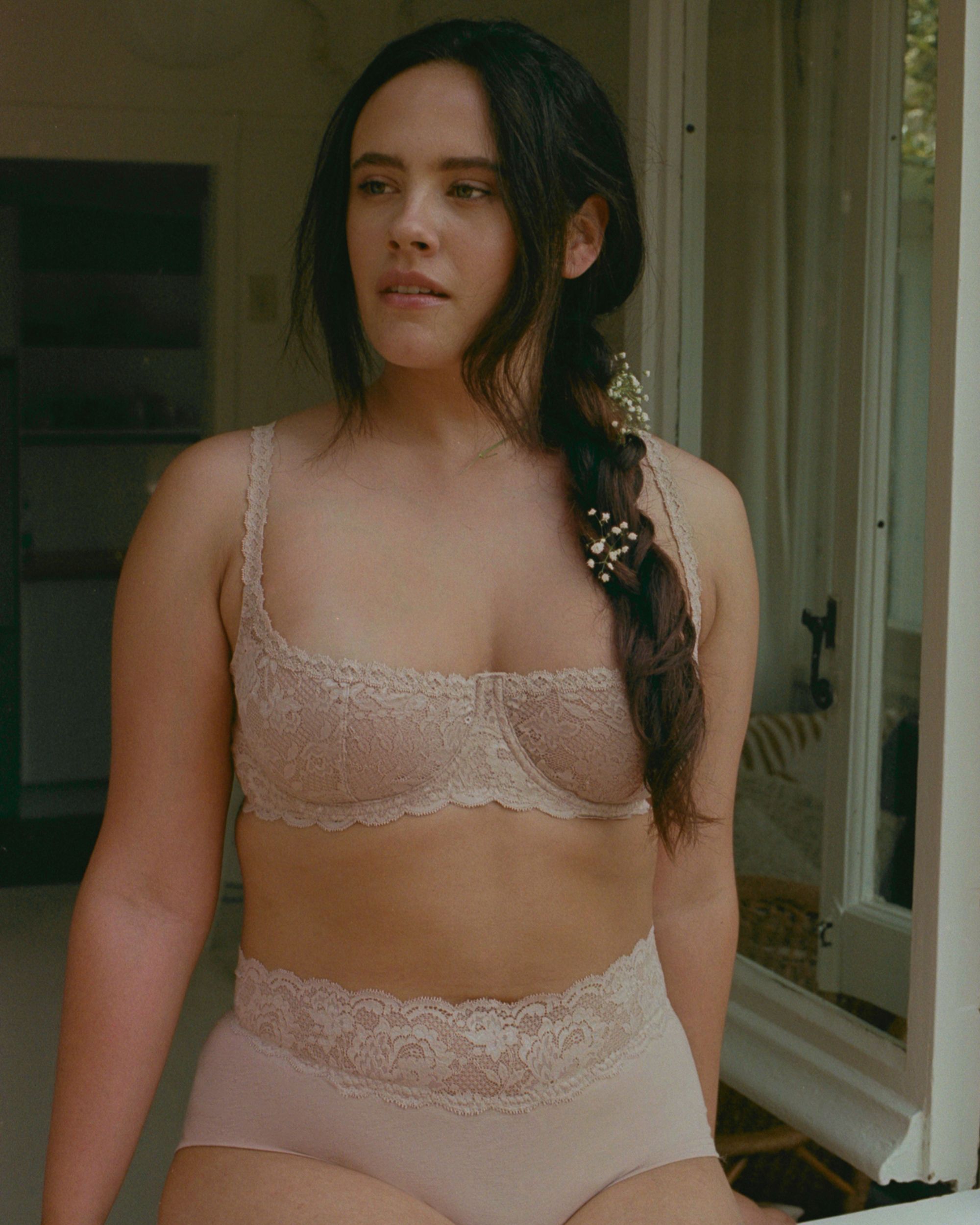 Cosabella Never Say Never Balconette Bra in beige