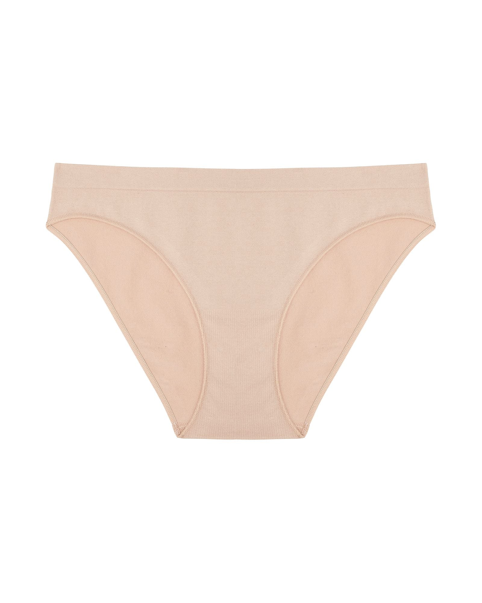 OnGossamer Cabana Cotton Seamless Bikini in beige