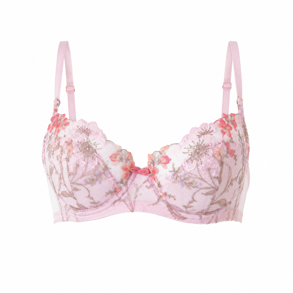 DAL-A10 - Dalya Padded Balconette in pink | huit-lingerie