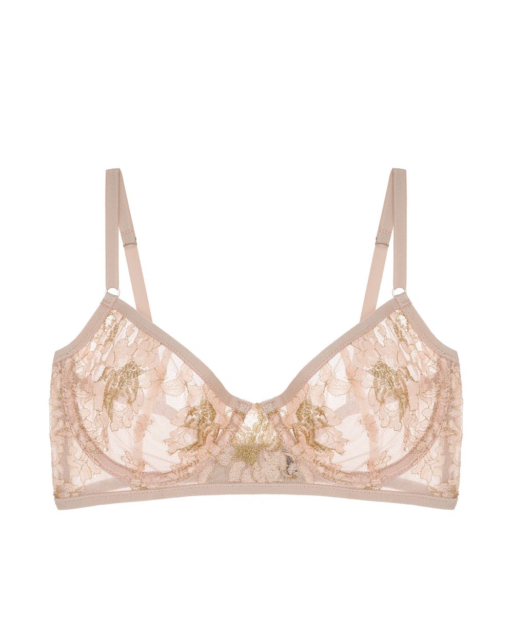 Taryn Winters Pomona Balcony Bra in beige