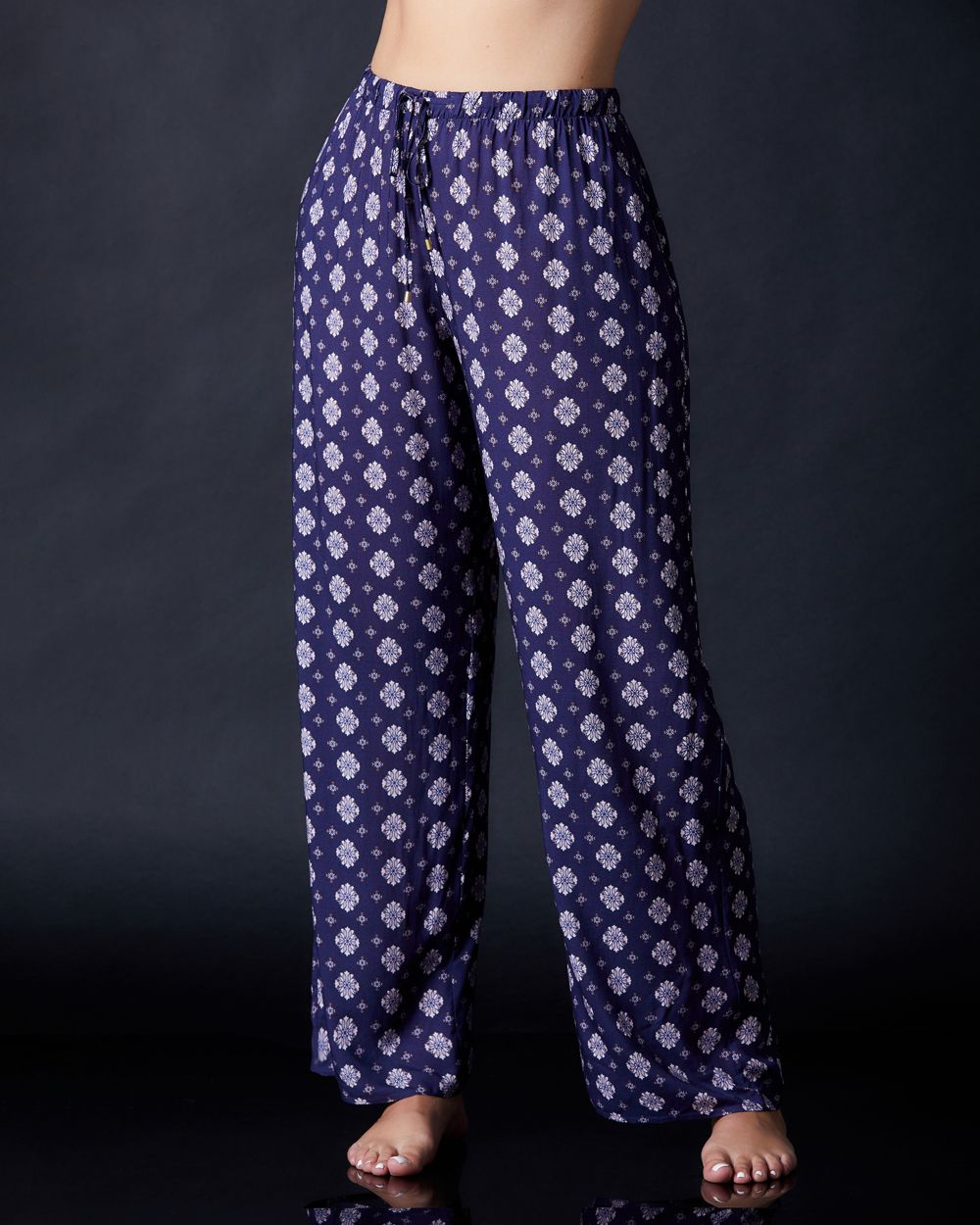 Hanro Woven Pajama Pant in blue
