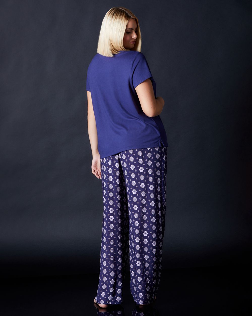 Hanro Woven Pajama Pant in blue