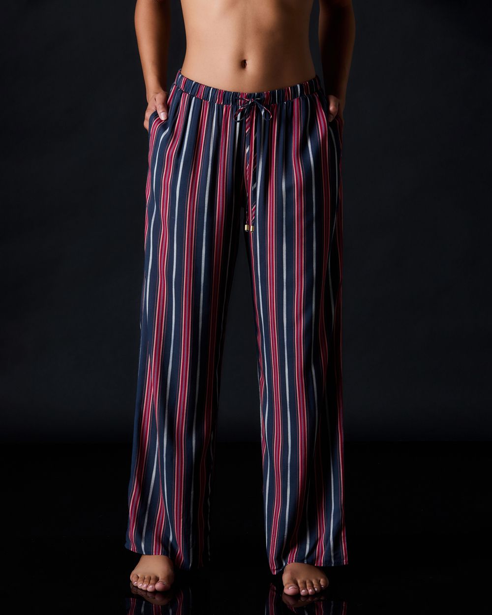 Hanro Woven Pajama Pant in blue
