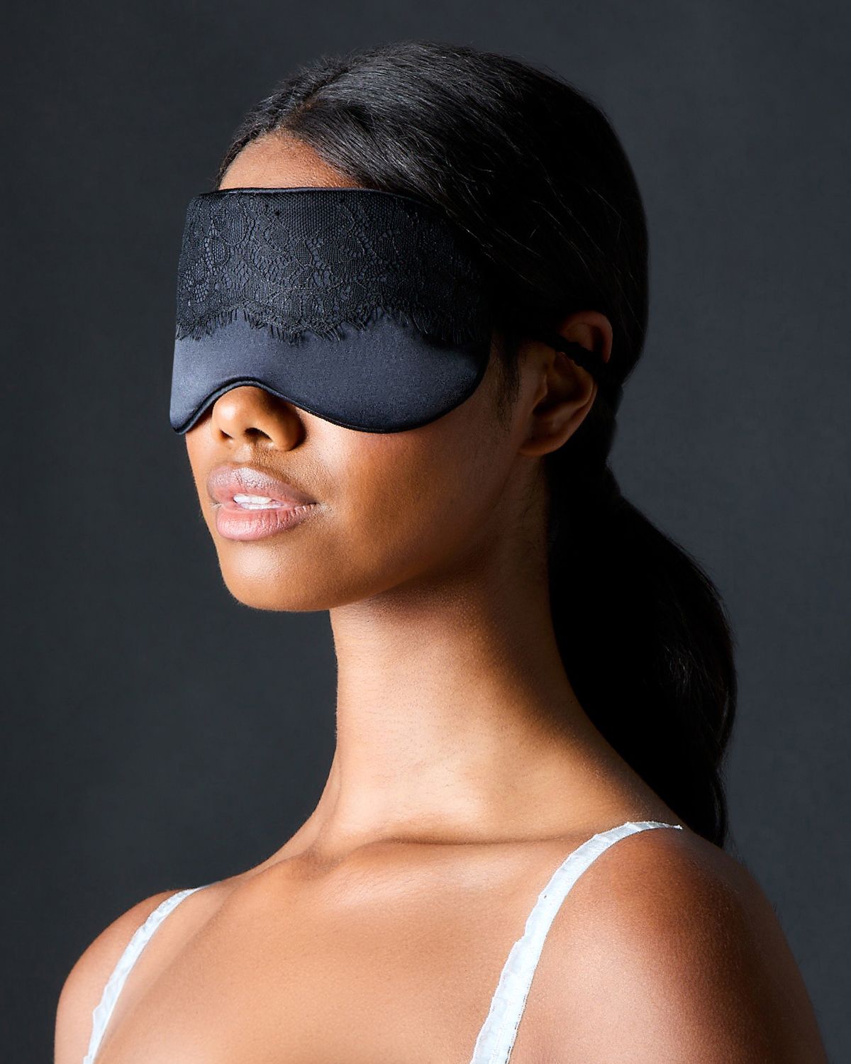 Journelle Charlotte Sleep Mask in black