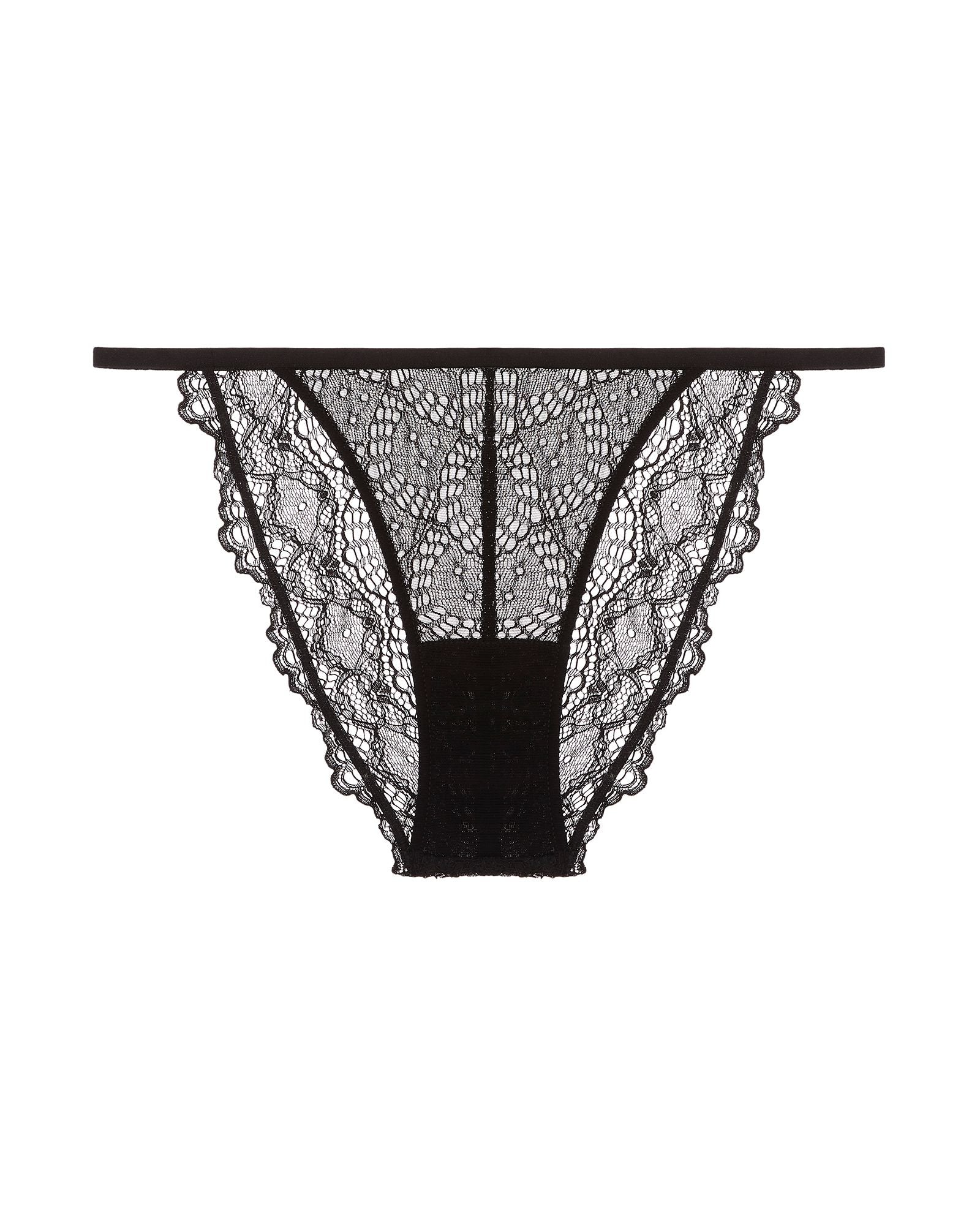 Only Hearts Whisper Sweet Nothings Brazilian Brief in black