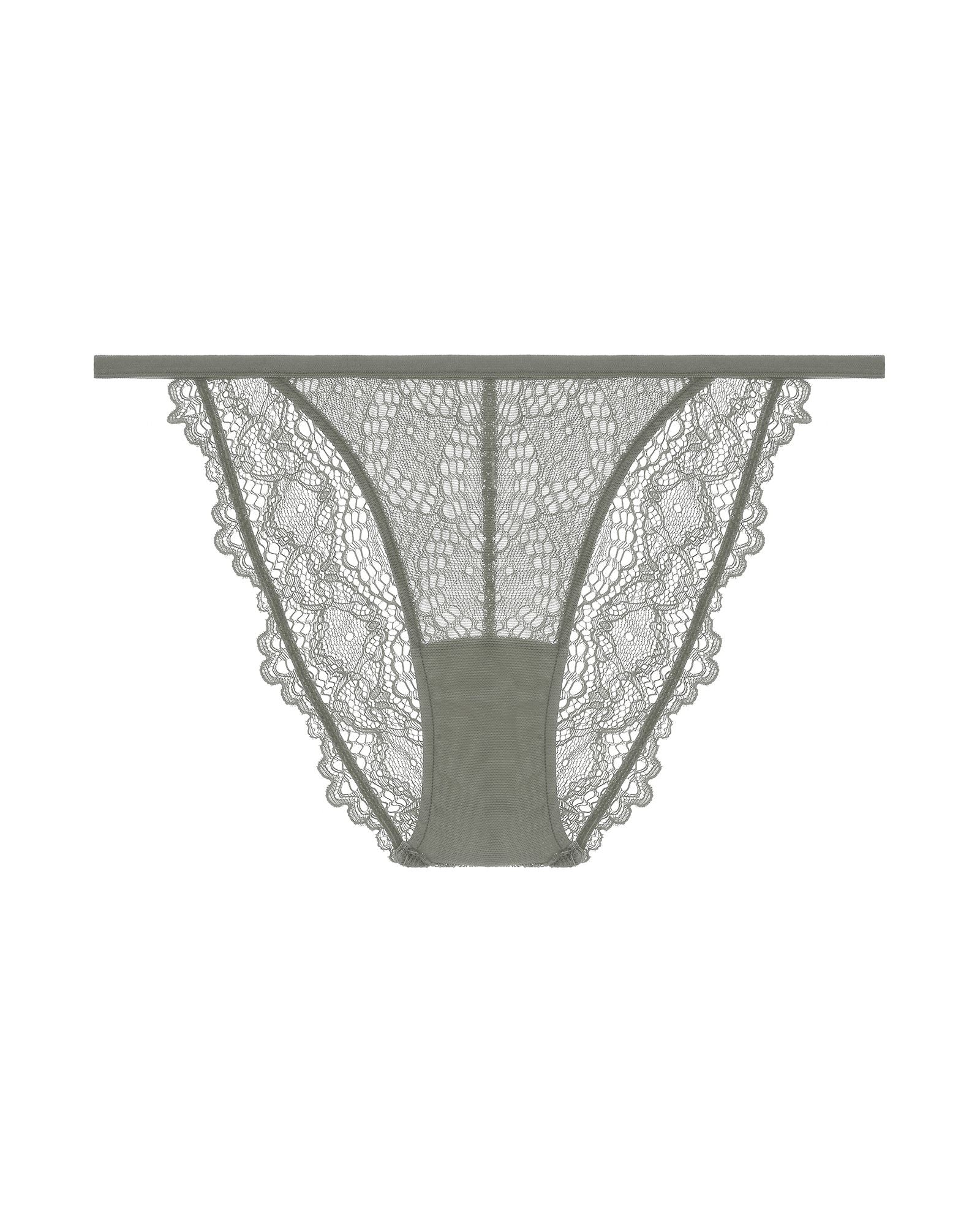 Only Hearts Whisper Sweet Nothings Brazilian Brief in green