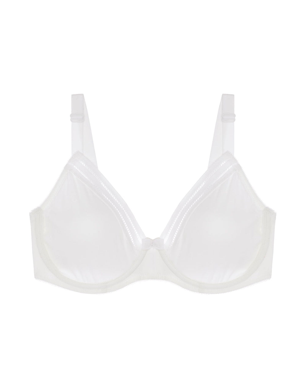 Huit Sweet Cotton Underwire Bra in white