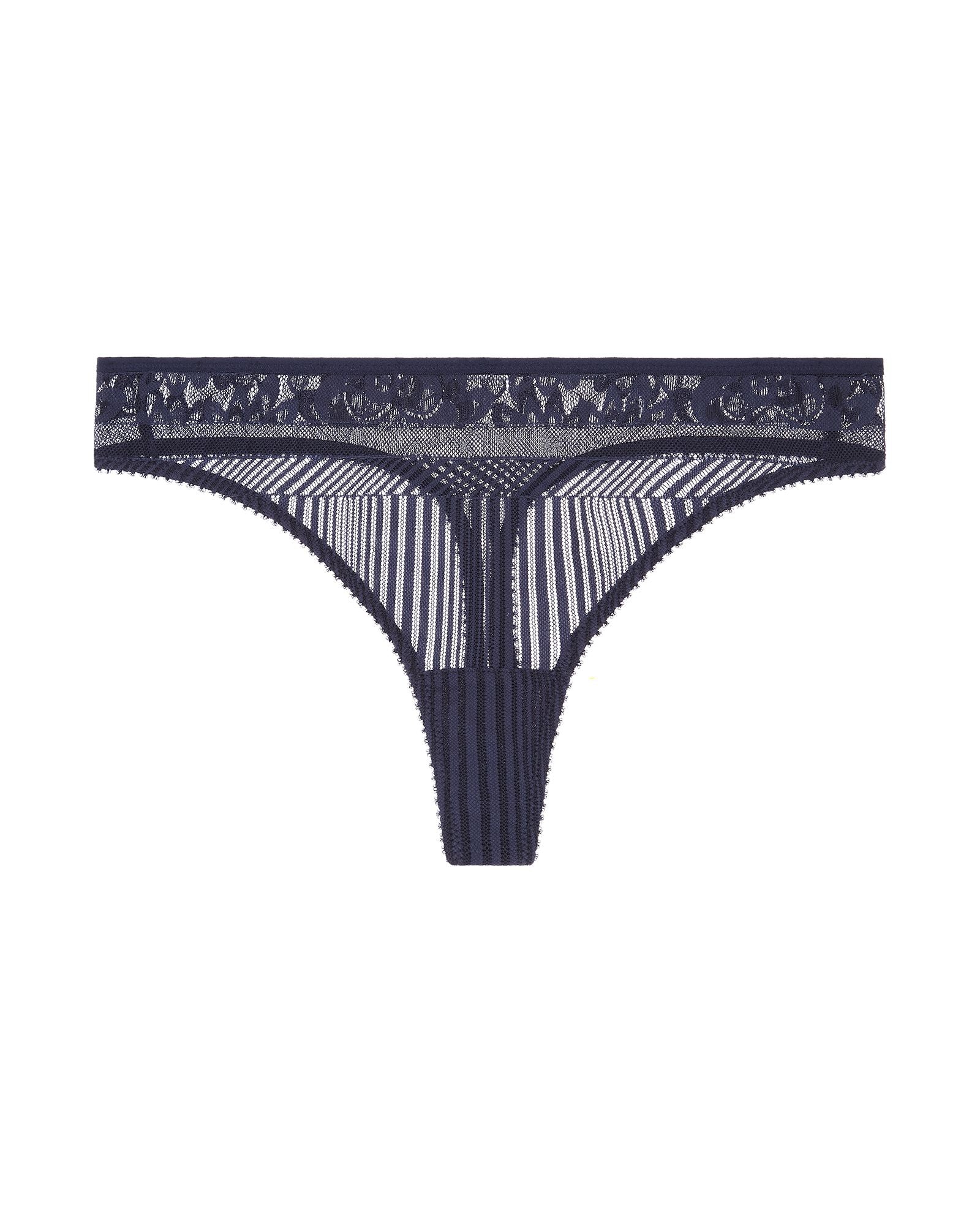 Huit Essential Thong in blue