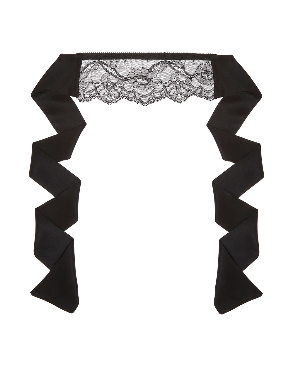 Journelle Anais Lace Eye Mask in black