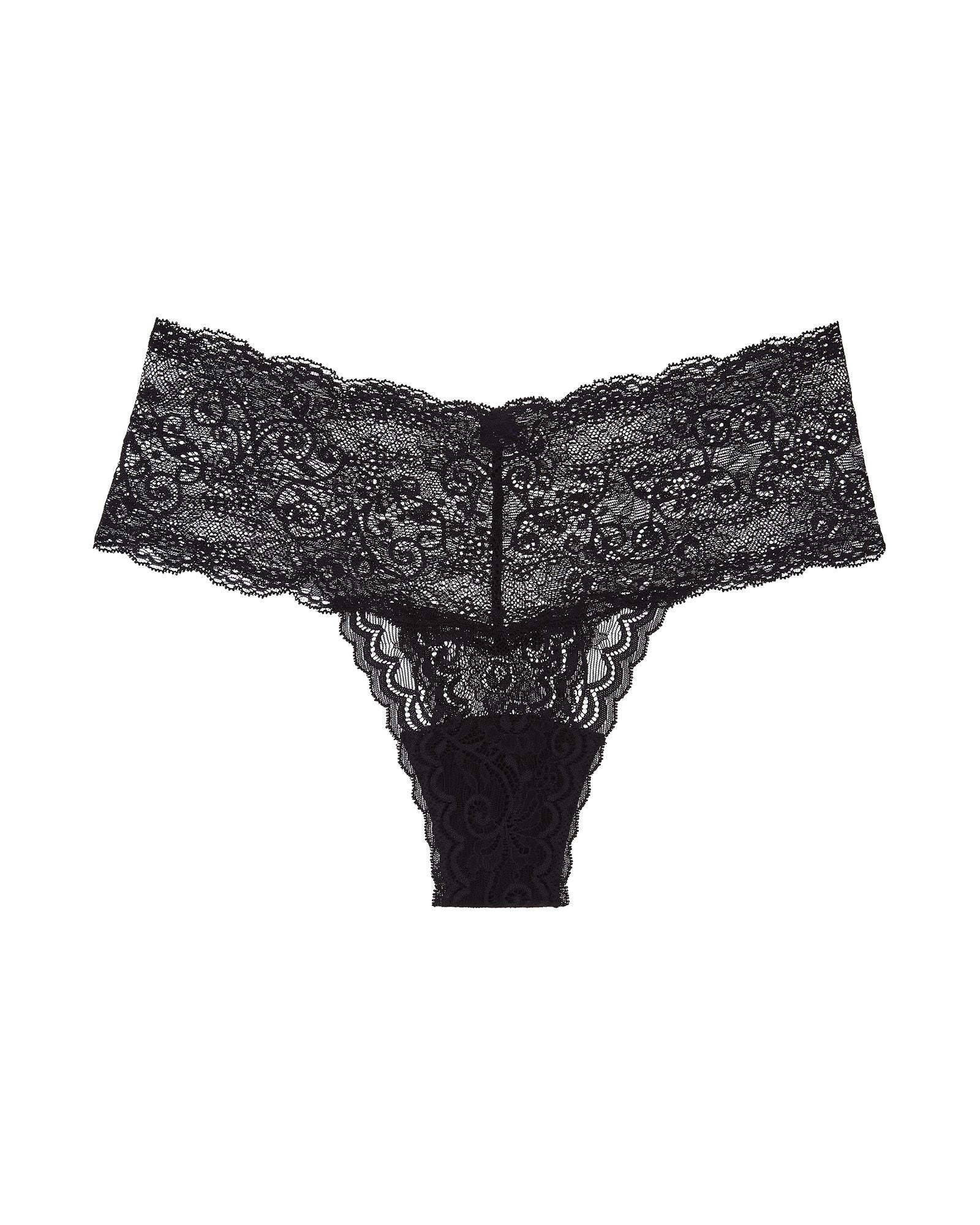 Journelle Sapna Mid-Rise Thong in black