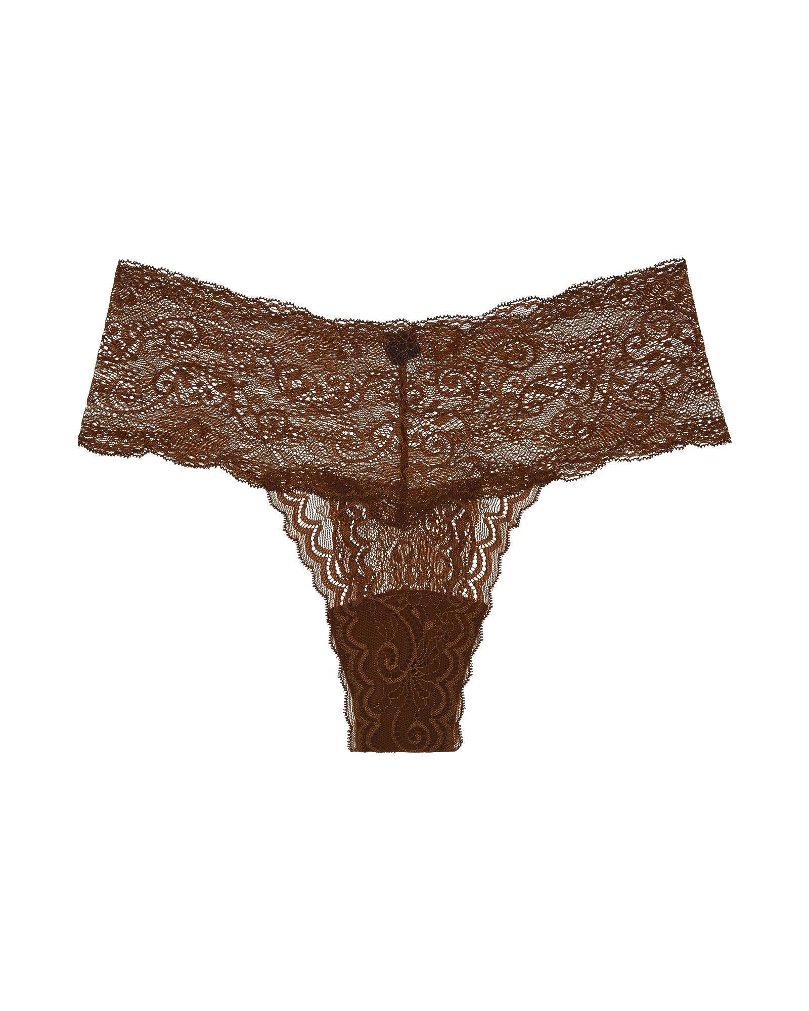 Journelle Sapna Mid-Rise Thong in brown