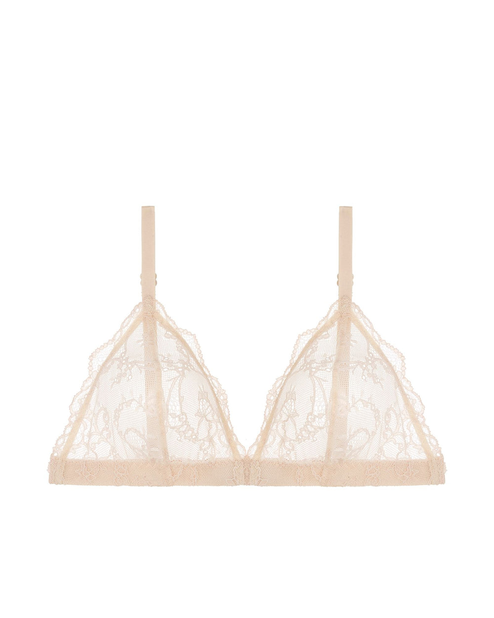 Journelle Mae Triangle Bralette in beige