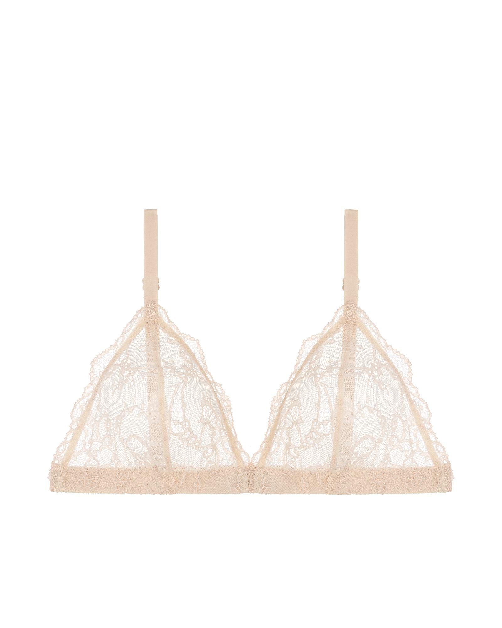 Journelle Mae Triangle Bralette in beige