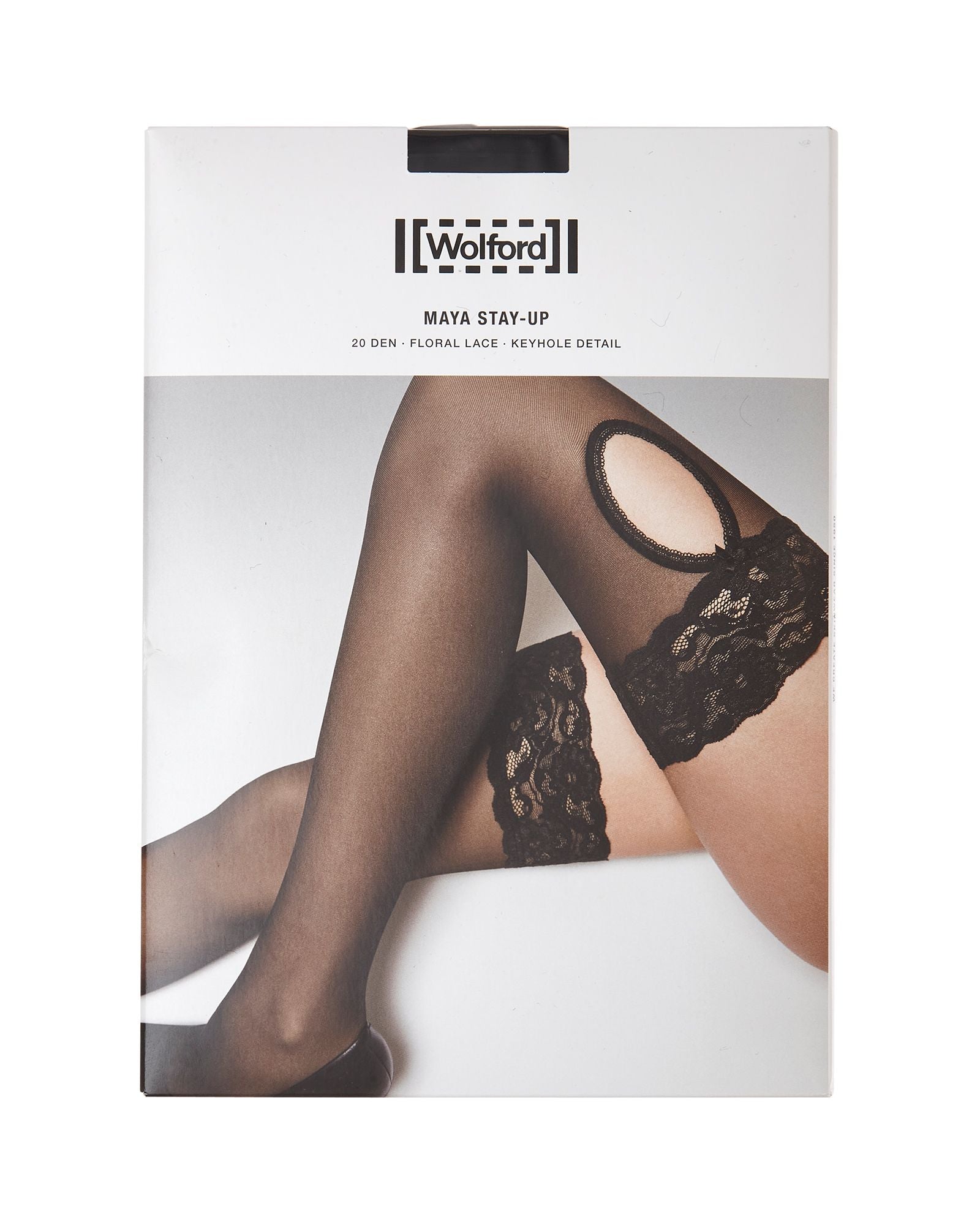 Wolford Maya Stay-Ups in black