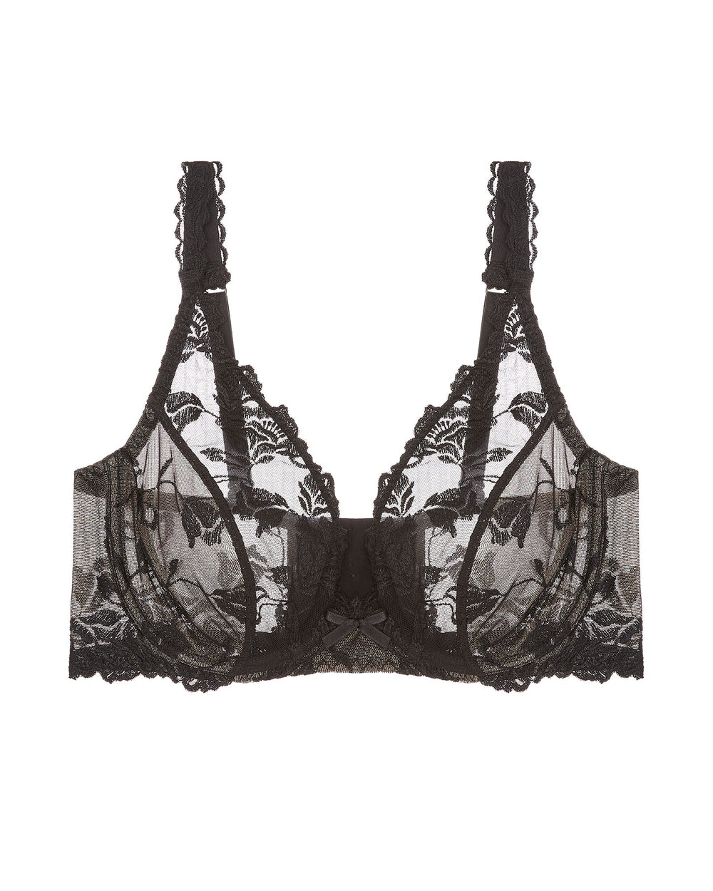 Aubade Softessence Underwired Triangle Bra in black