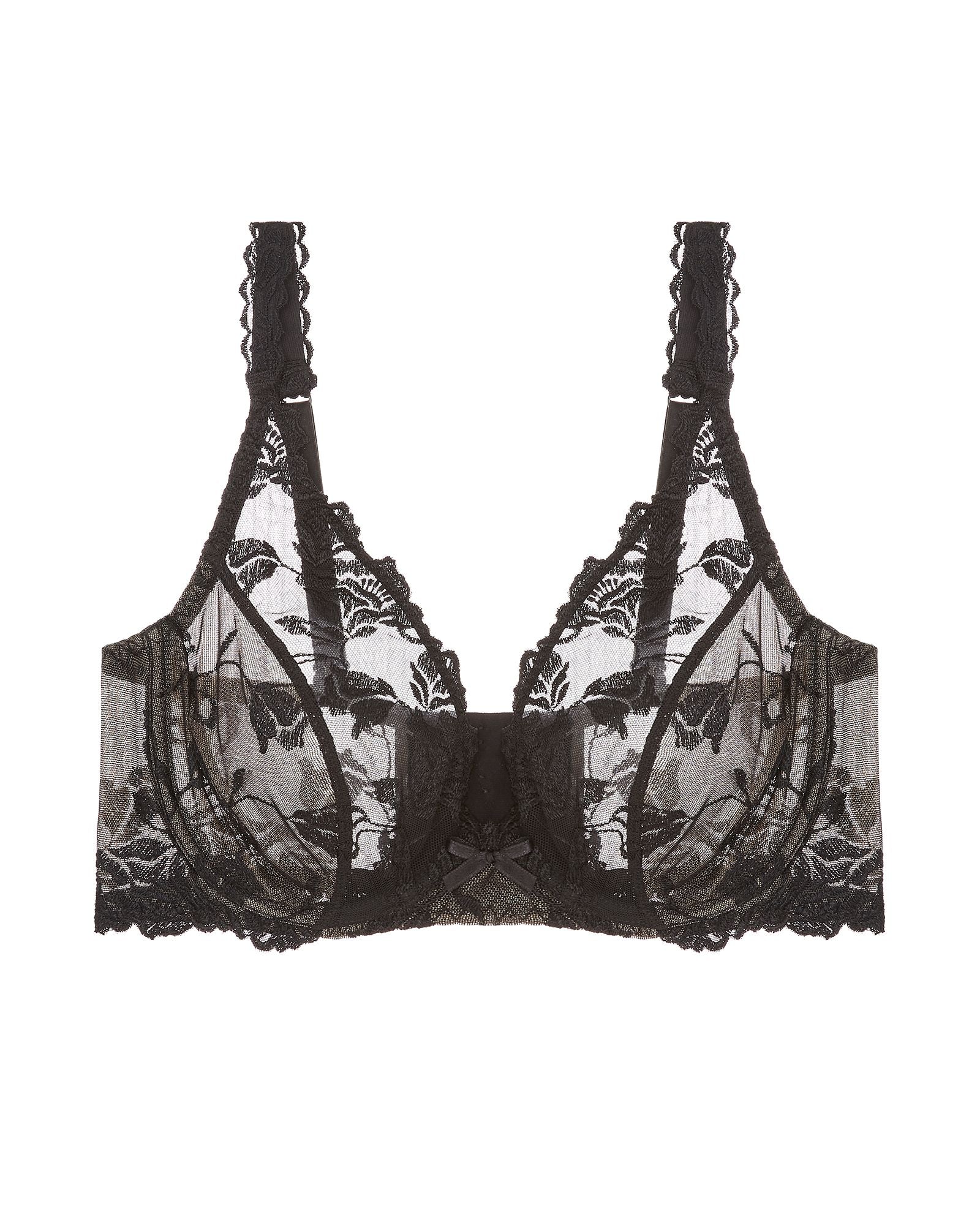 Aubade Softessence Underwired Triangle Bra in black