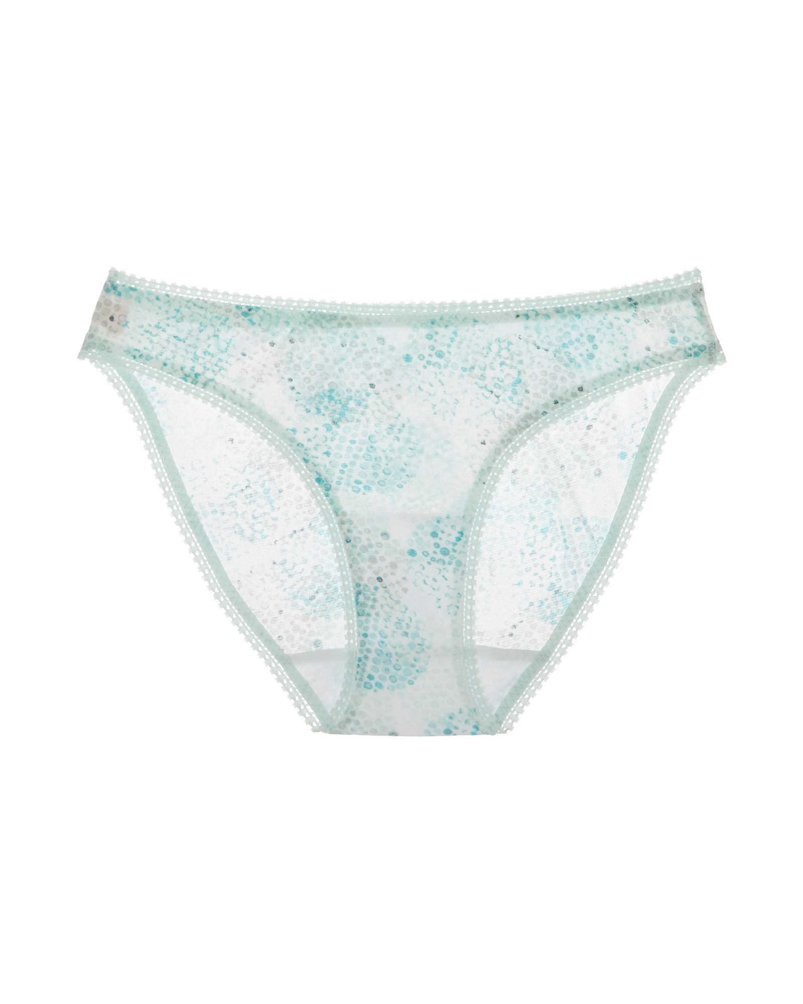 OnGossamer Triple Mesh Hip Bikini in blue