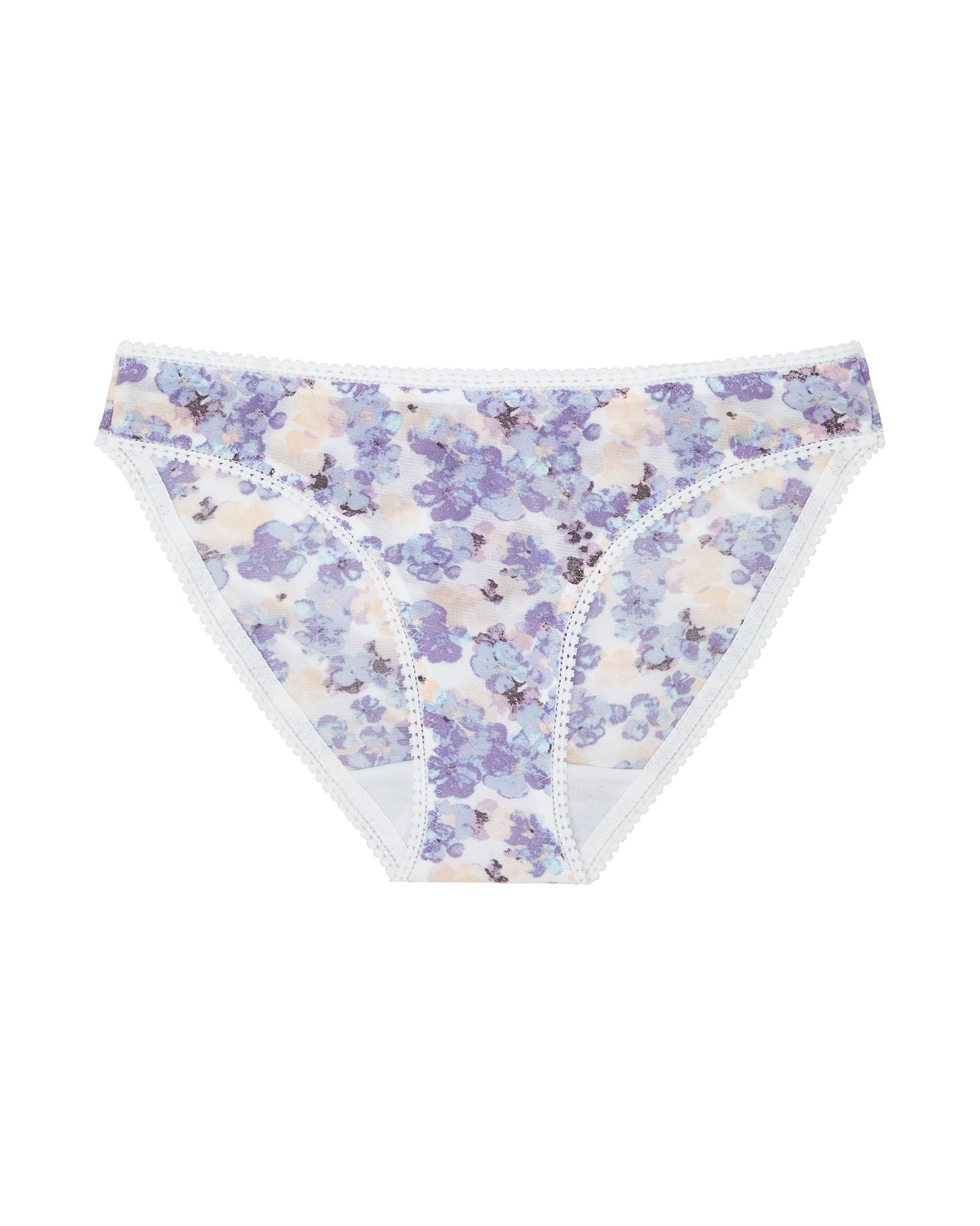 OnGossamer Triple Mesh Hip Bikini in purple