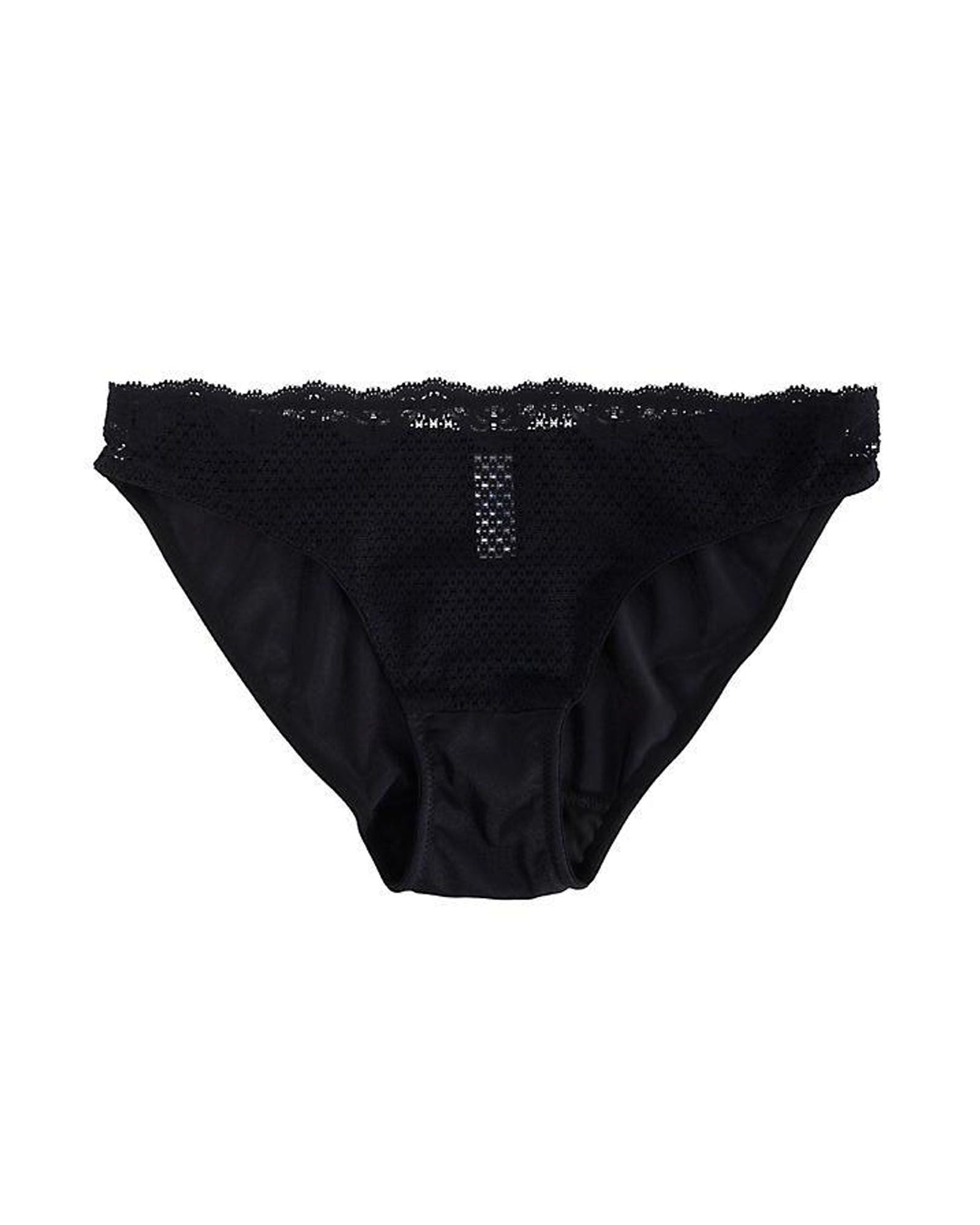 Timpa Duet Lace Low-Cut Bikini in black