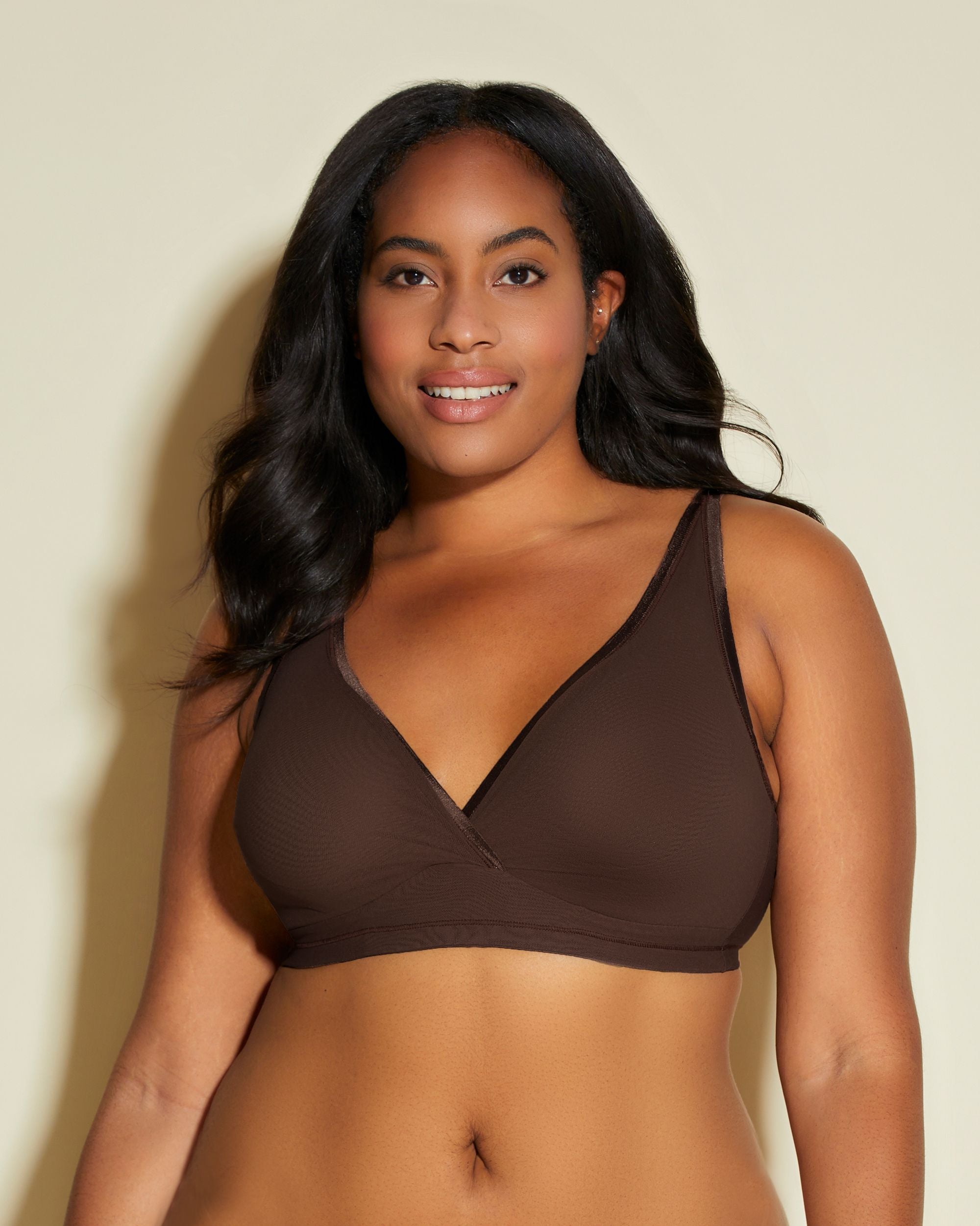 Cosabella Soire Confidence Curvy Bralette in brown