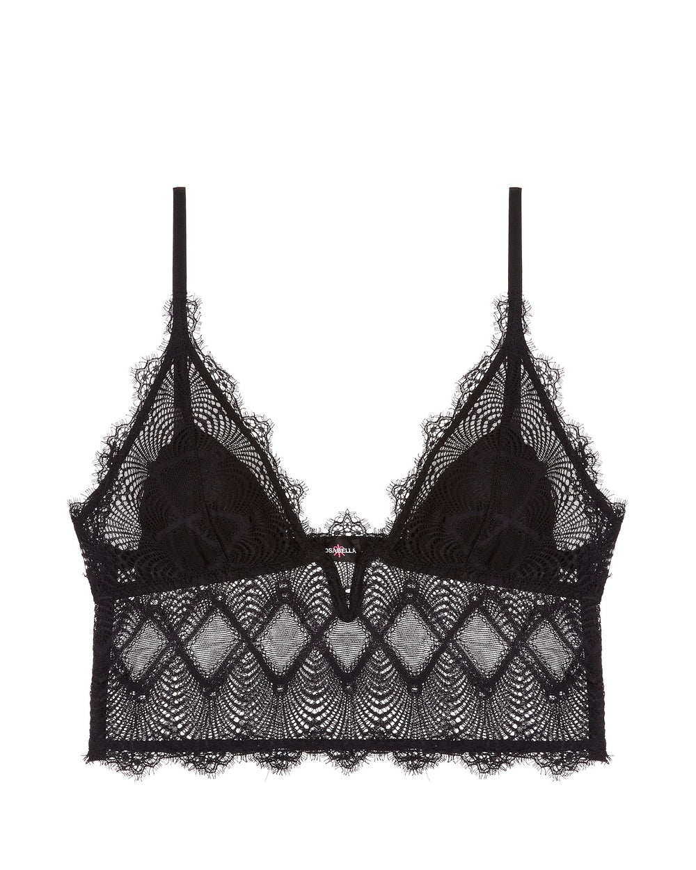 Cosabella Allure Crop Cami in black