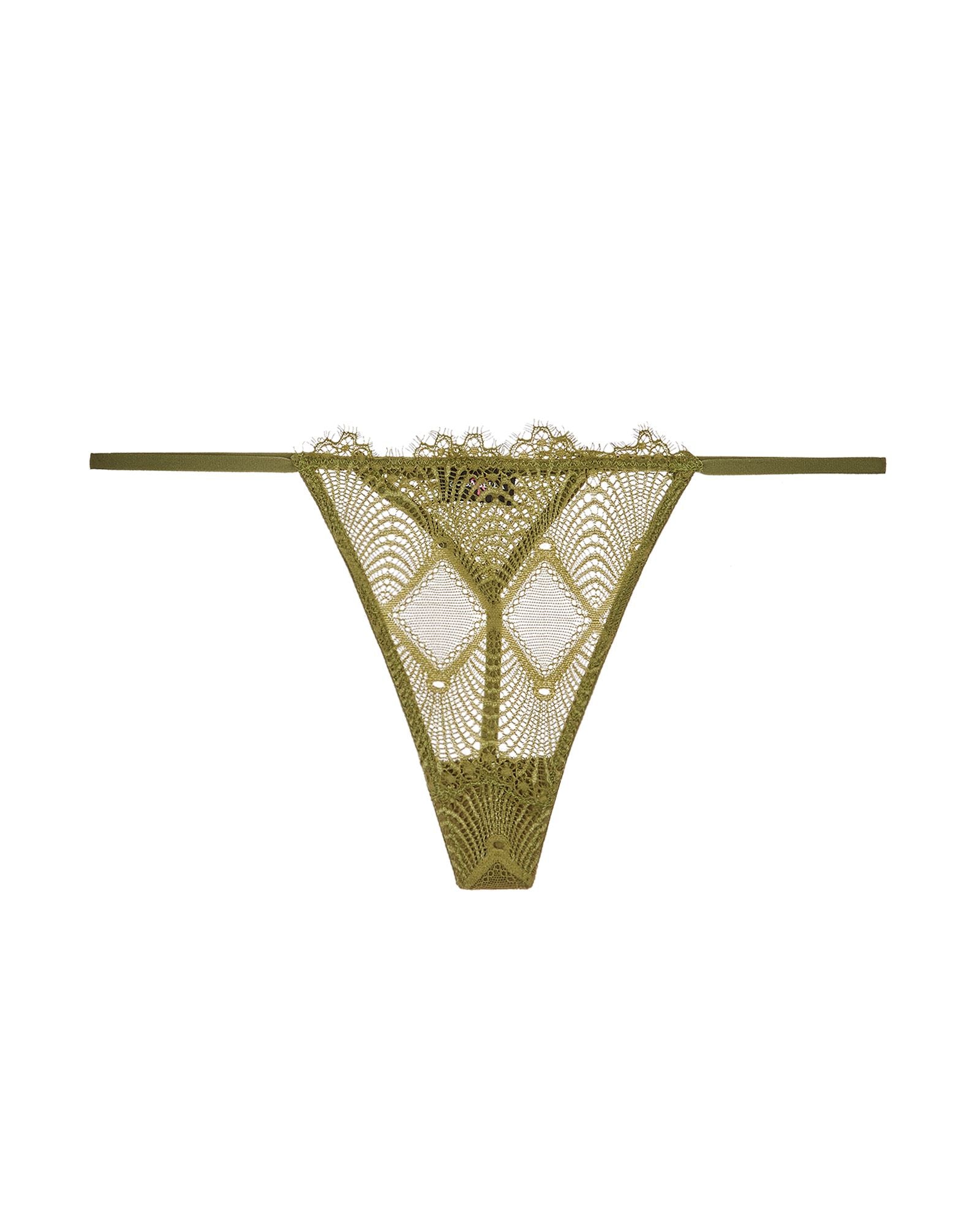 Cosabella Allure G-String in green