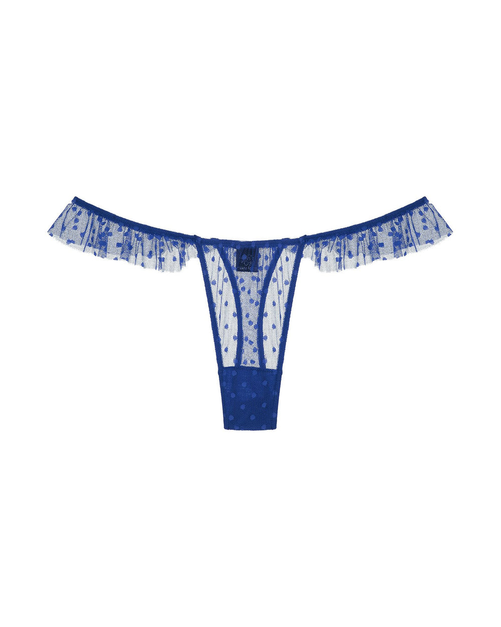 Only Hearts Coucou Lola Ruffle Thong in blue