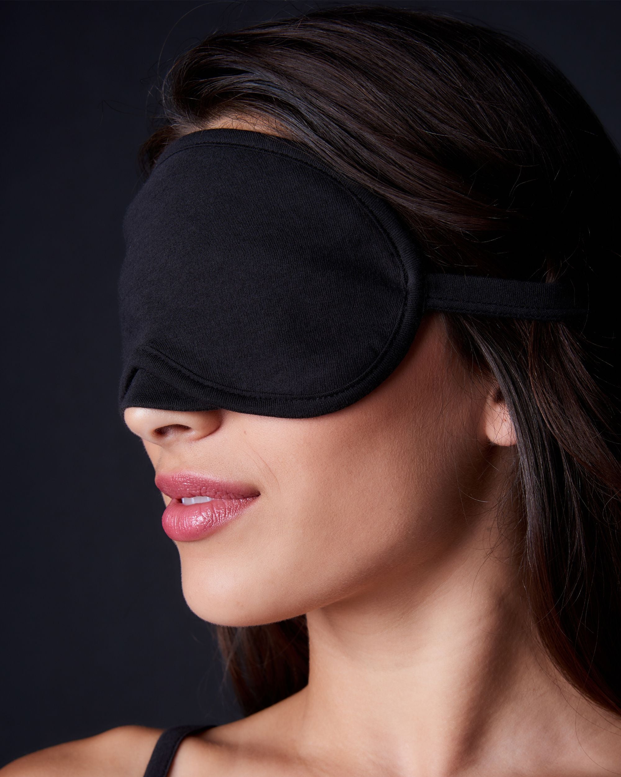 Only Hearts Organic Cotton Eyemask in black