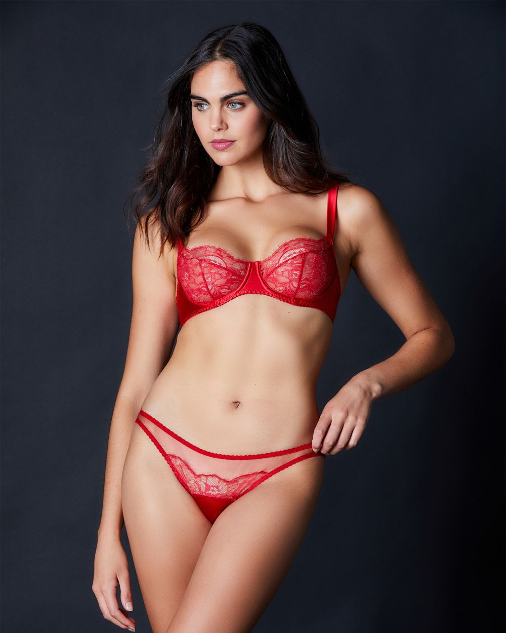 Fleur of England Adeline Brief in red